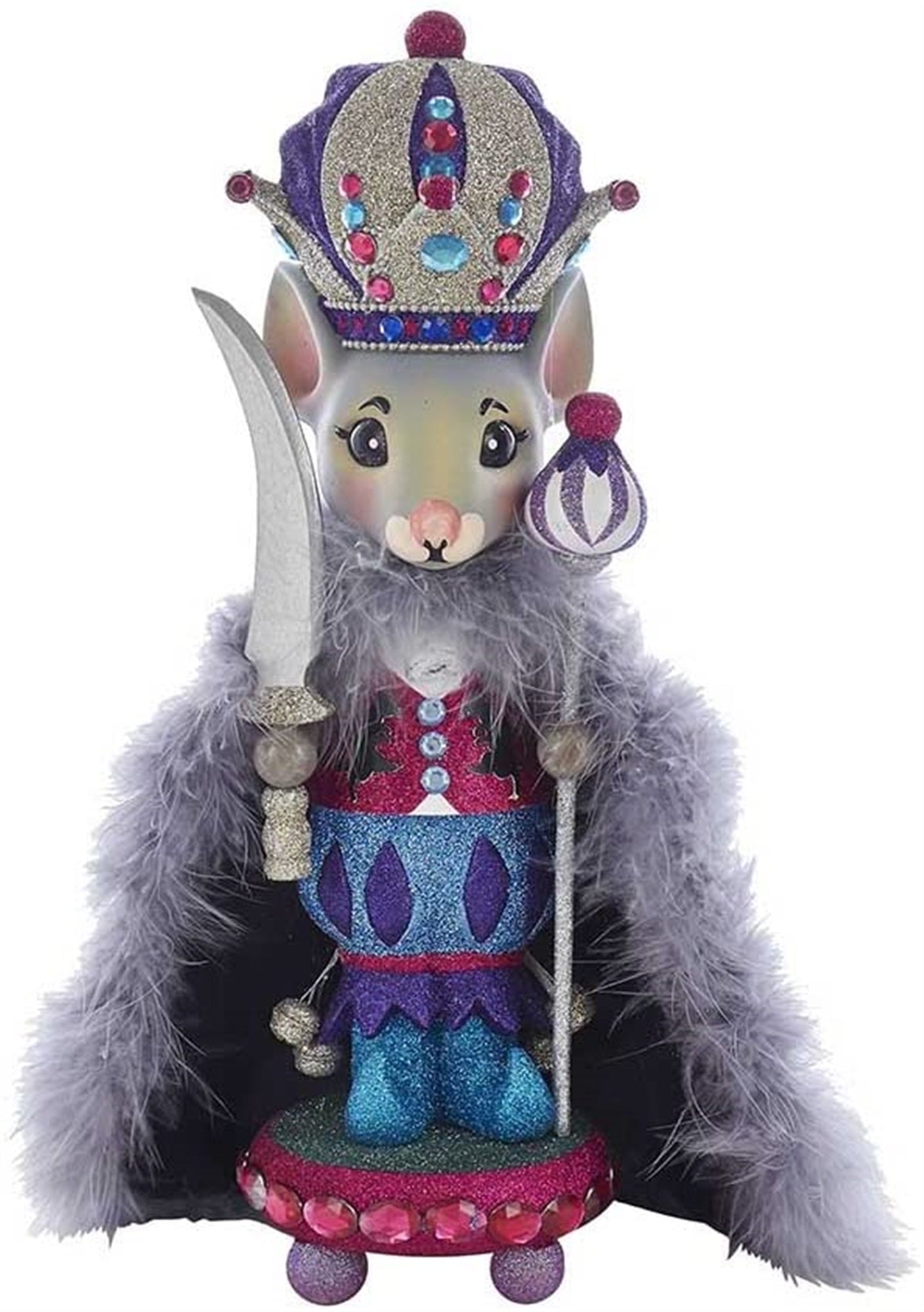 Kurt Adler Kurt Adler Hollywood Mouse King Nutcracker, 15"