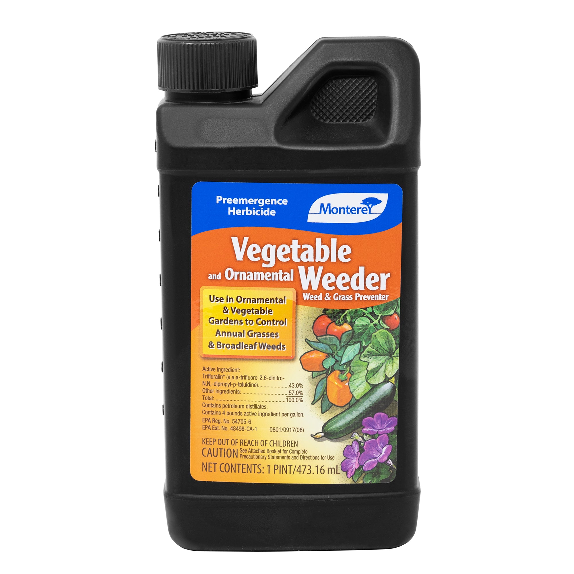 Monterey Vegetable & Ornamental Weeder Concentrate Preemergent Herbicide, 16oz