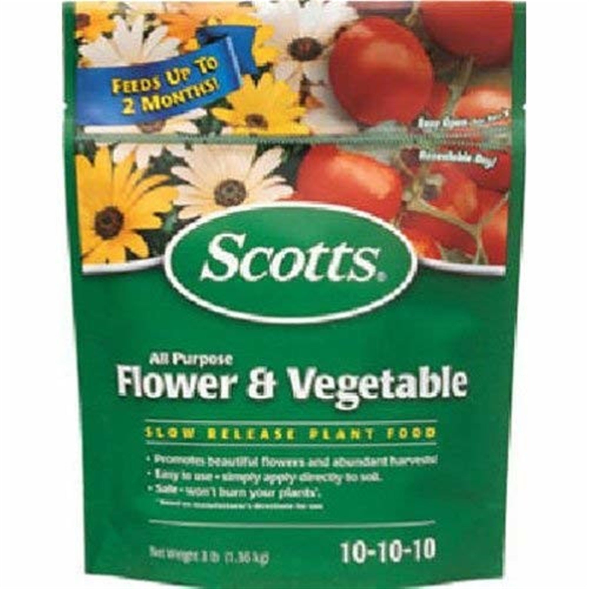 Scotts All Purpose Continuous Release Flower and Vegetable Plant Food, 3lb