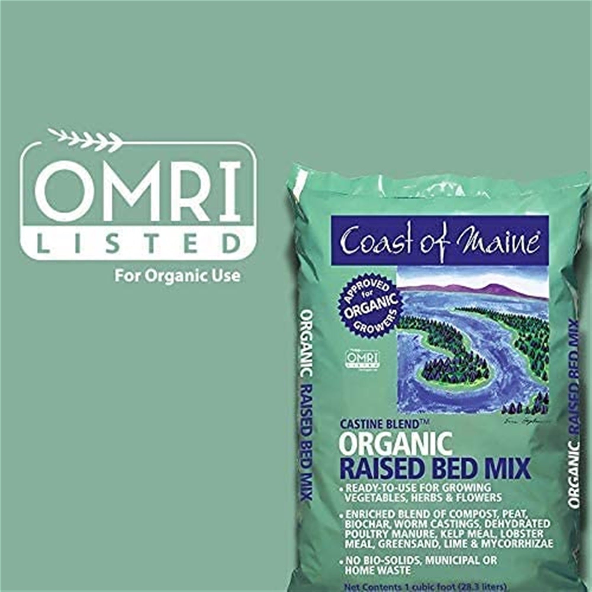 Coast of Maine Castine Blend, Organic Raised Bed Mix