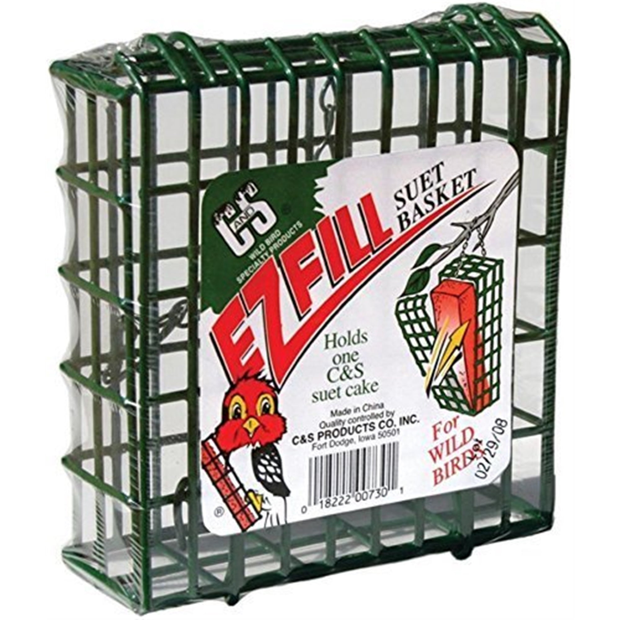 C & S EZ Fill Suet Bird Feeder Basket