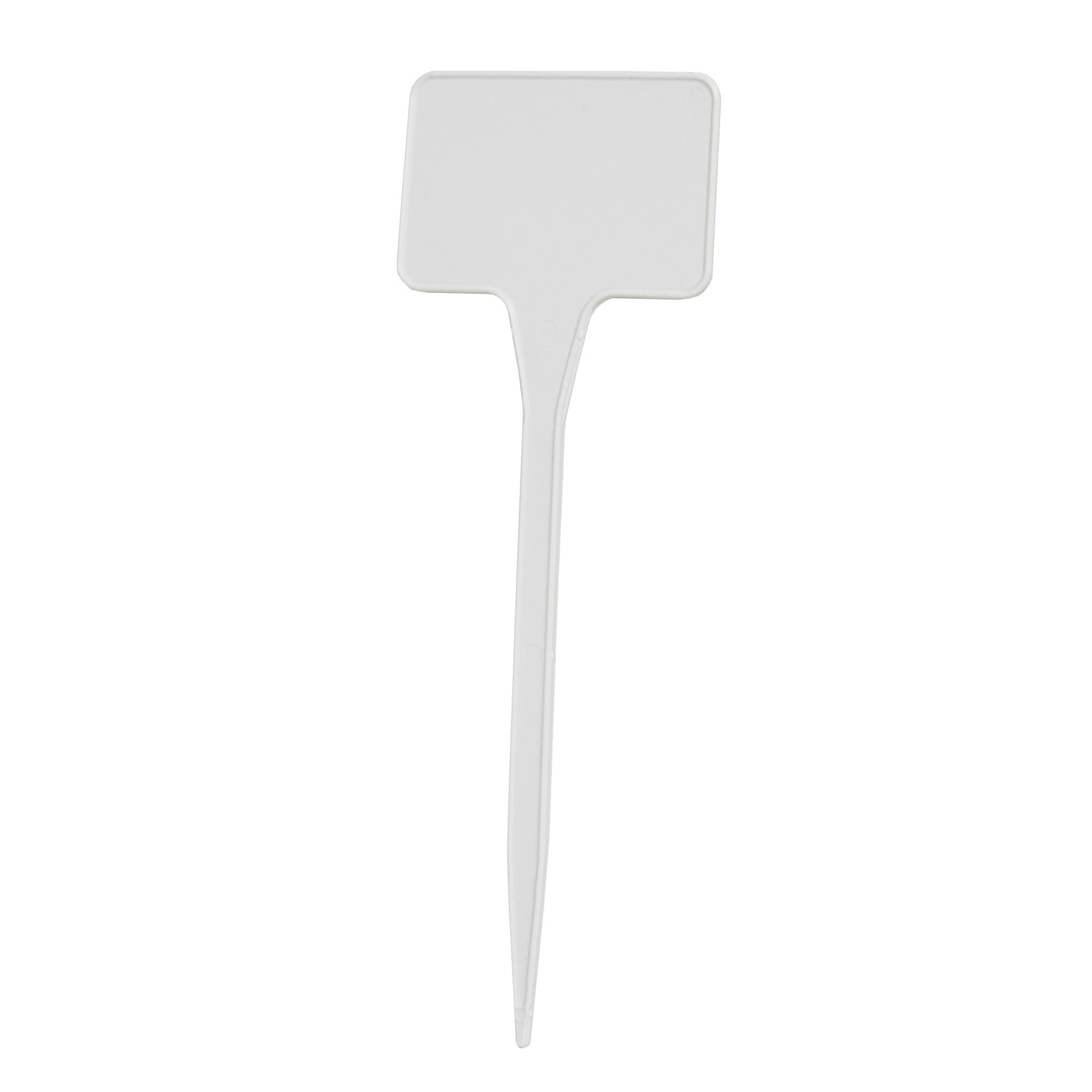 DP Industries Plastic White T-Stakes, 5.5" H - Qty. 10