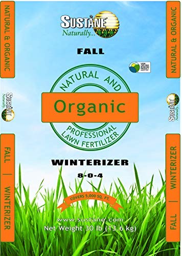 Sustane 8-0-4 Organic Winterizer Fertilizer (Fall), 30-Pound