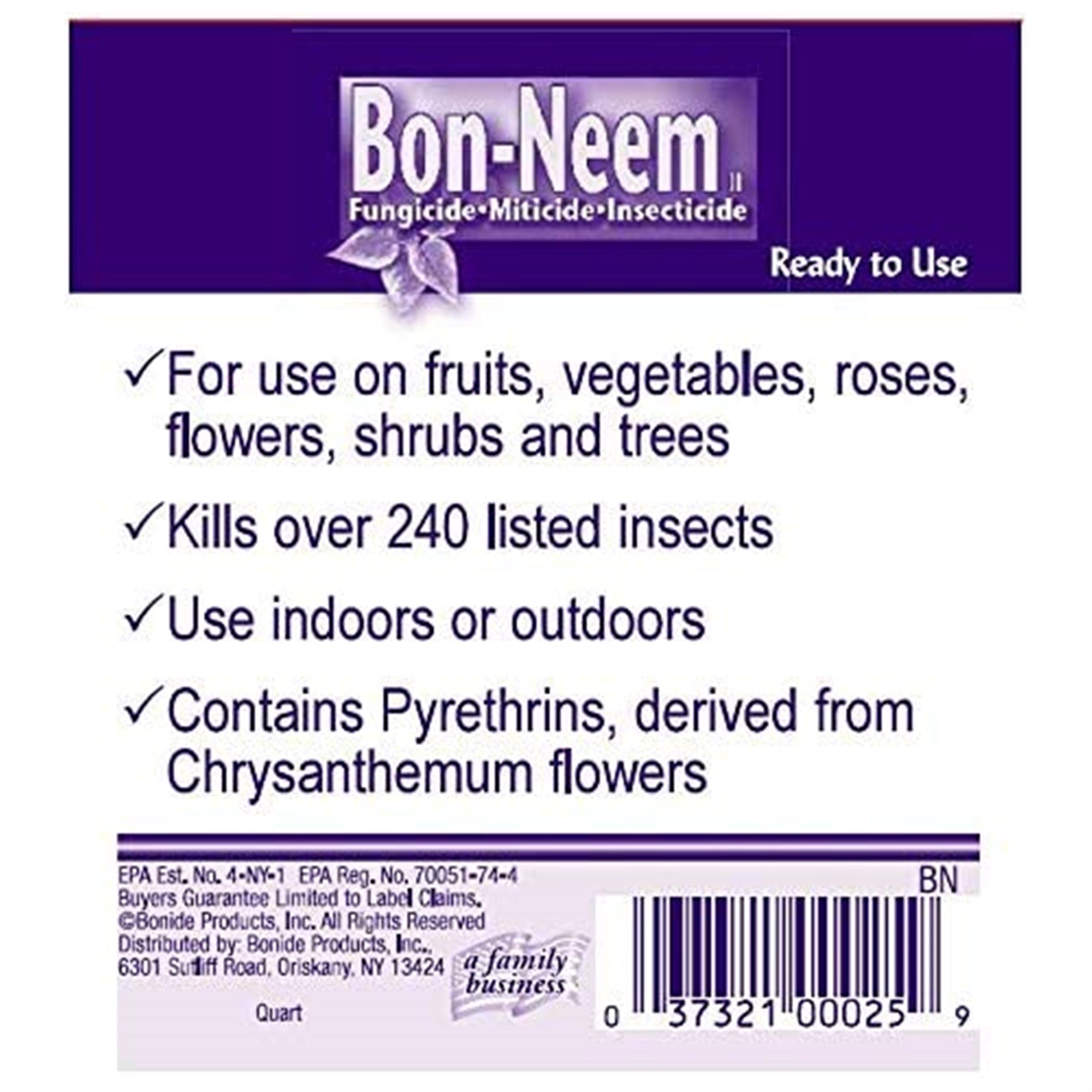 Bonide Bon-neem Ready to Use Insecticidal Soap - 32 Oz.