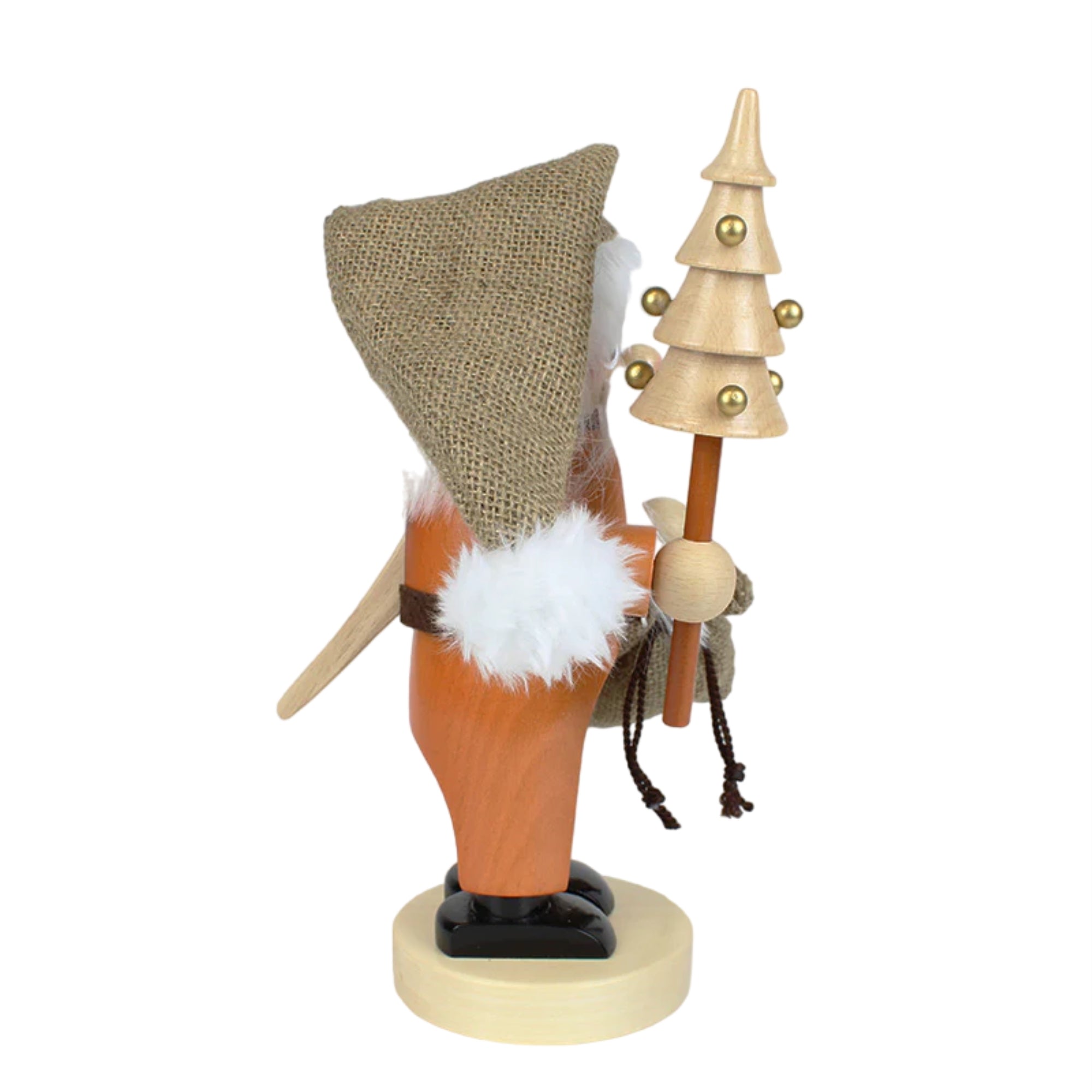 Steinbach Wooden Big Nutcracker, German Christmas Decoration, Santa Claus Natural, 10.5"