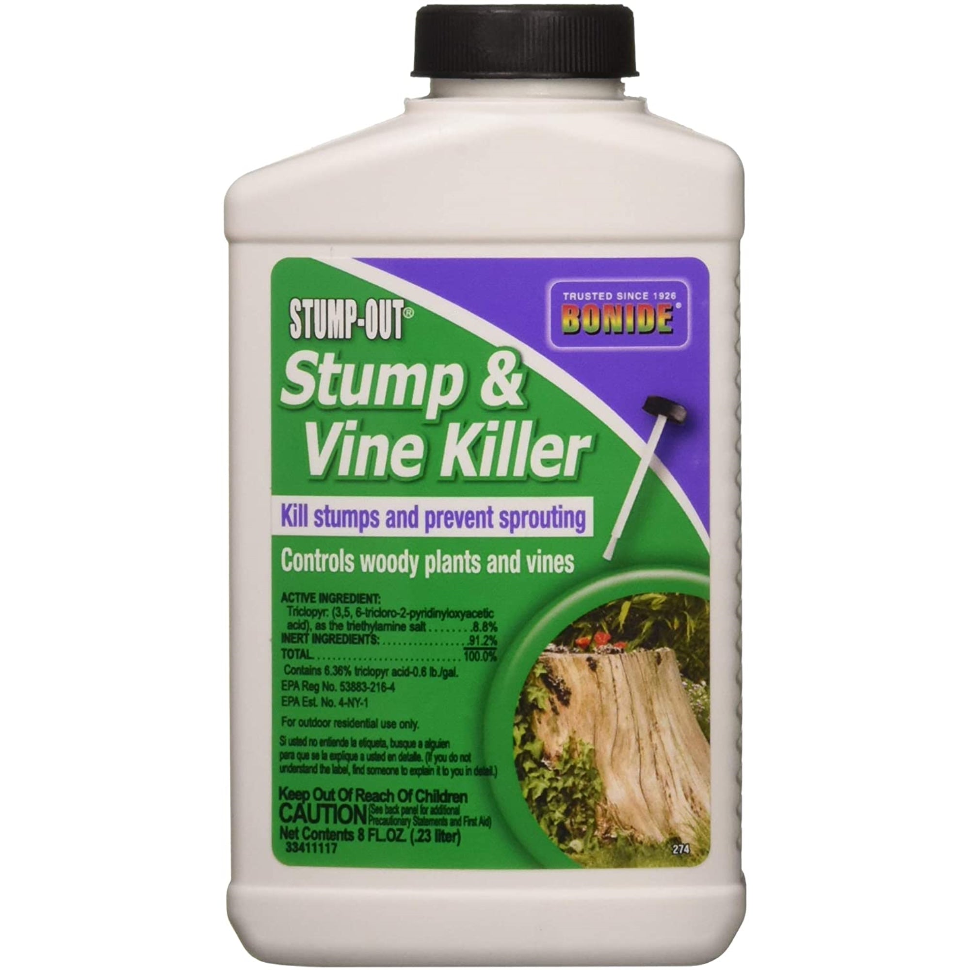 Bonide 274 8 oz Stump-Out Stump & Vine Killer Concentrate