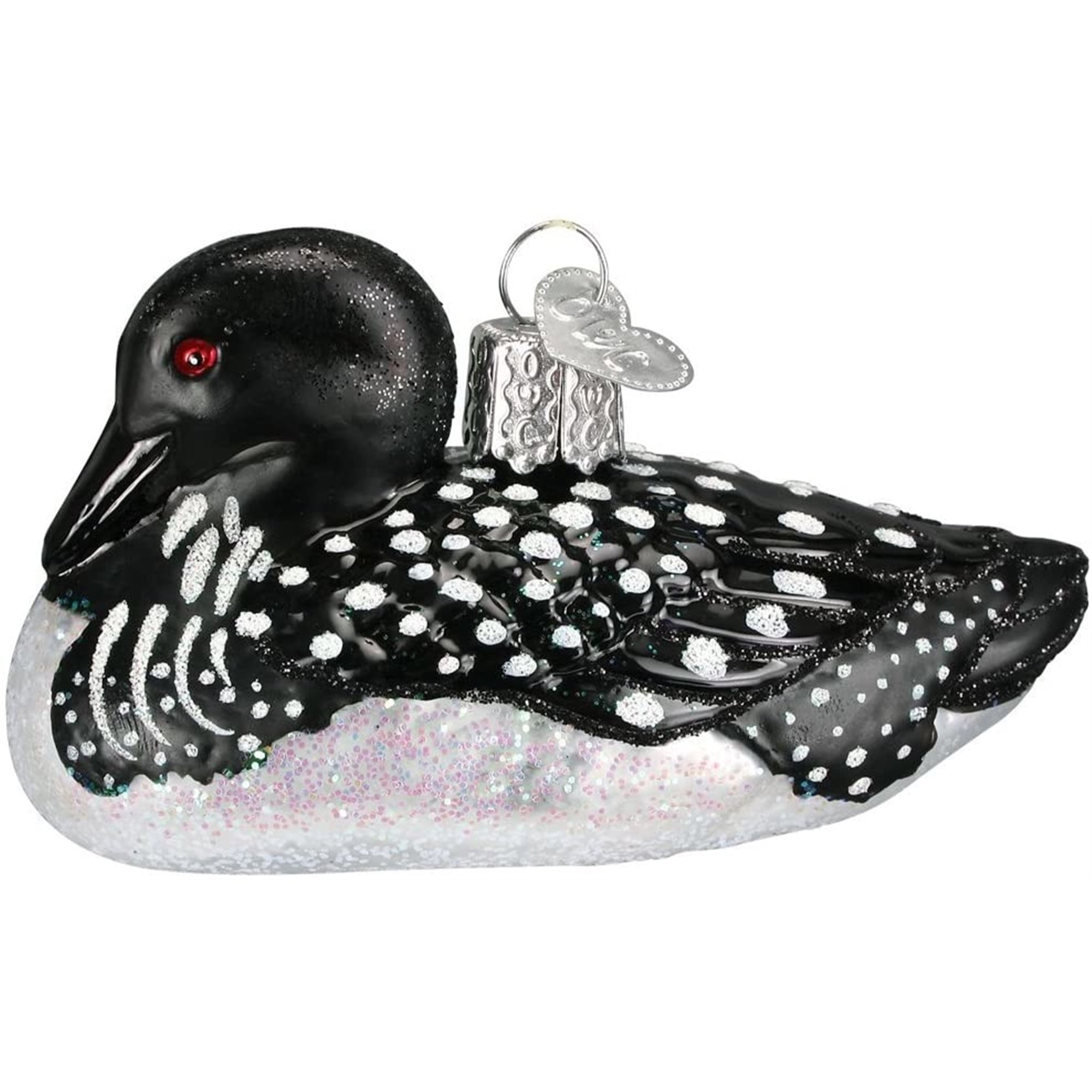 Old World Christmas Blown Glass Christmas Ornament, Loon