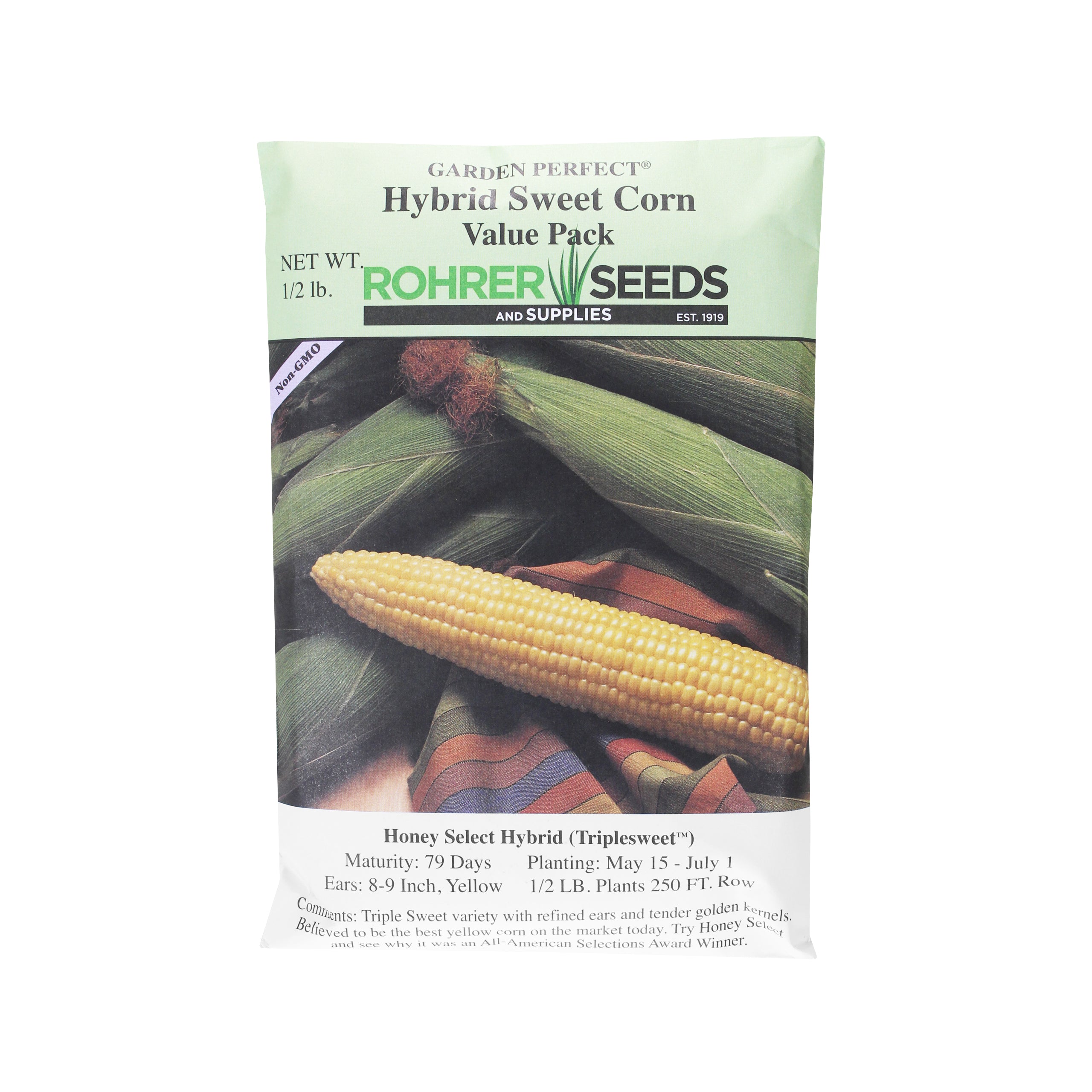Roher Seeds Honey Select Hybrid (Triplesweet) Sweet Corn Value Pack