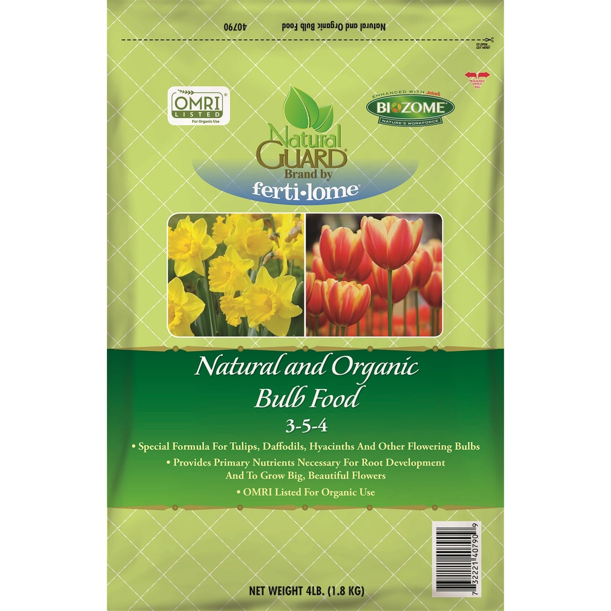 Fertilome Natural Guard Natural and Organic Bulb Food 3-5-4, 4lbs