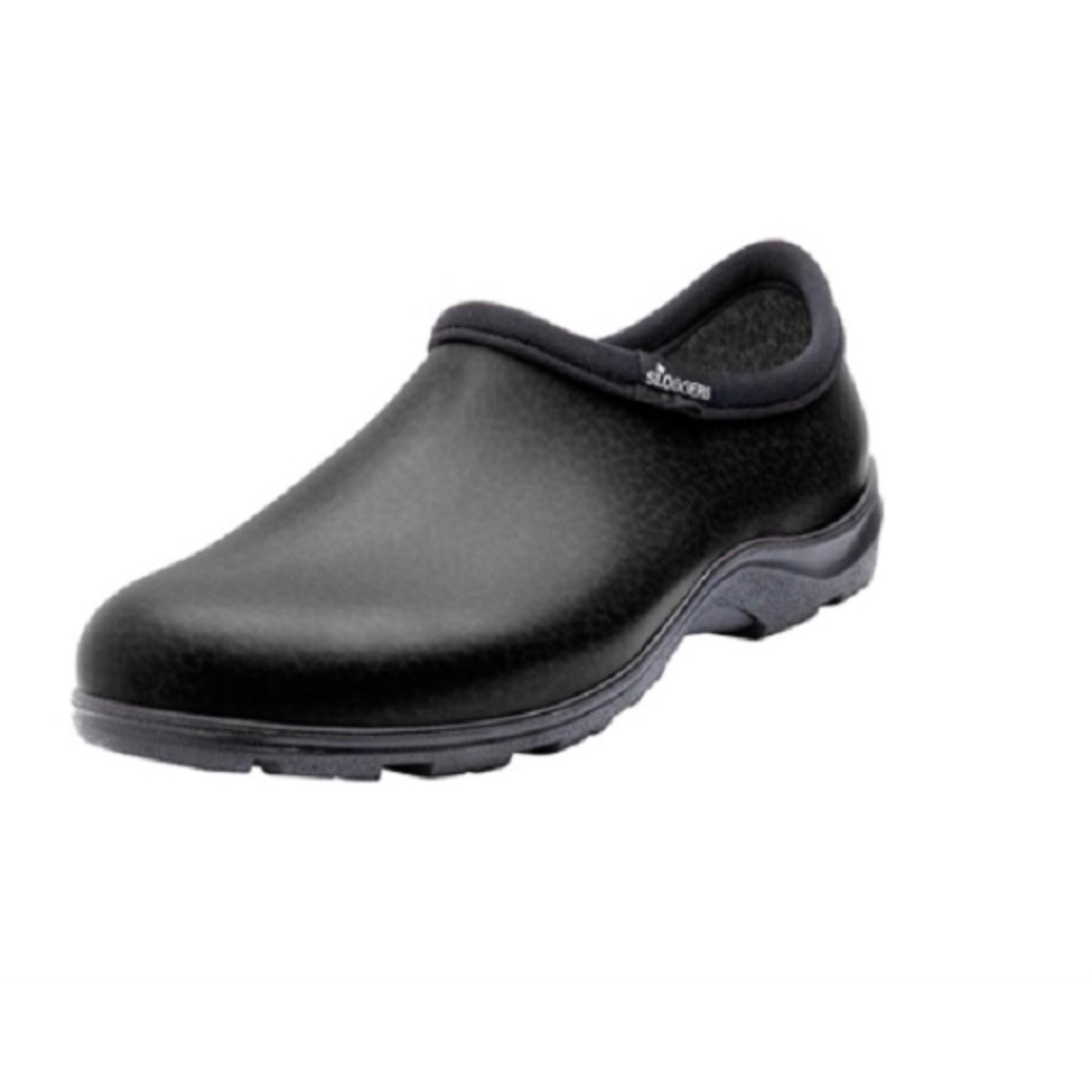 Sloggers Men's Rain and Garden Shoe, Black Leather Print, Size 10