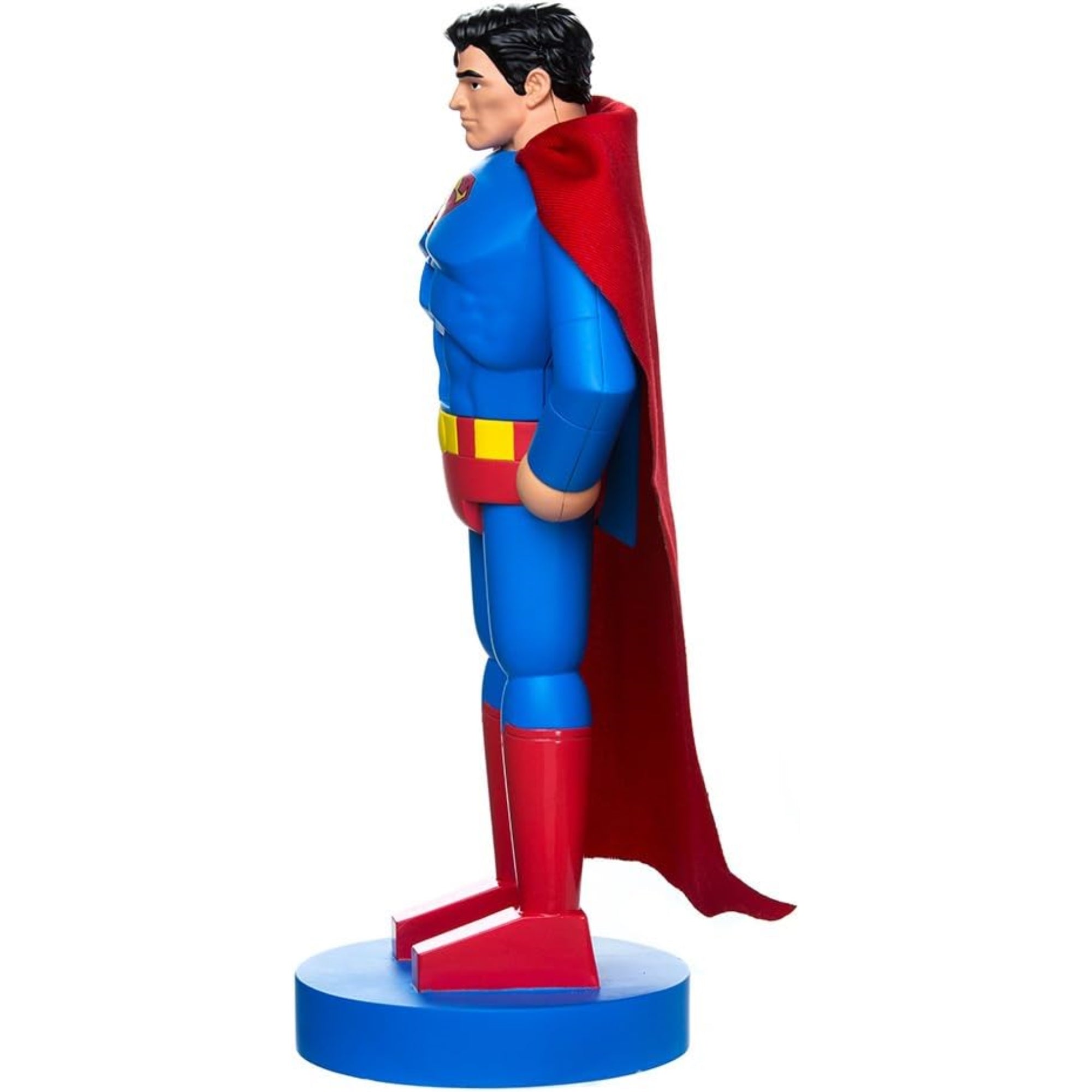 Kurt Adler Wooden Superman with Fabric Cape Nutcracker, 10"
