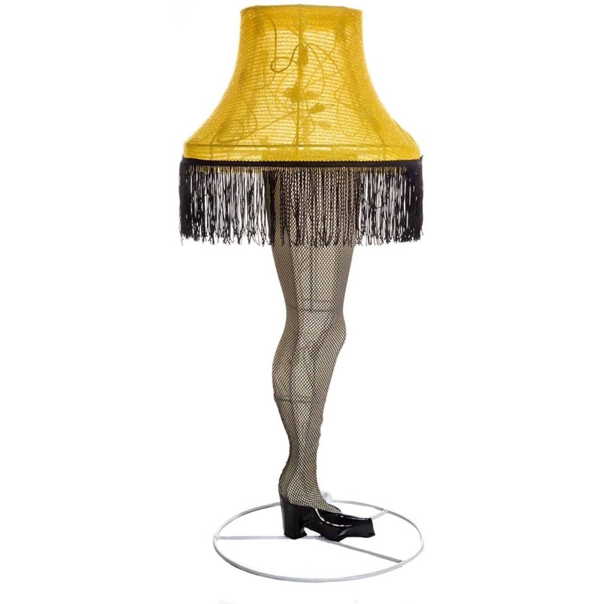 Kurt Adler Leg Lamp 3D Tinsel Lighted Lawn Decor, 28"