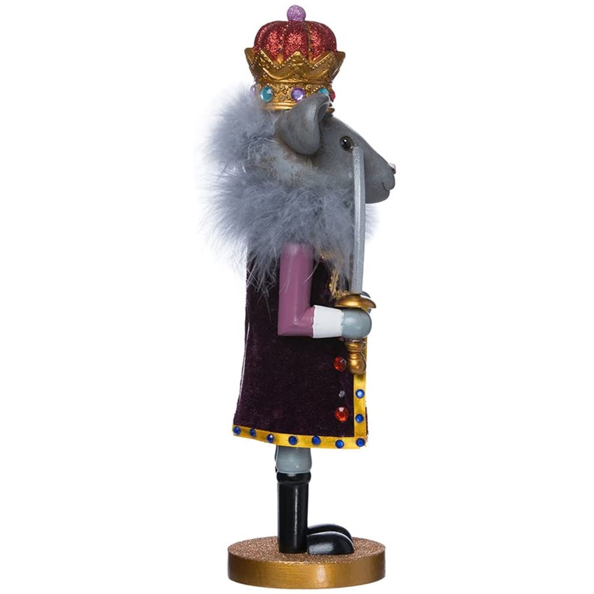 Kurt Adler Hollywood Nutcracker Collection, Nutcrackers, Mouse King Nutcracker, 12"