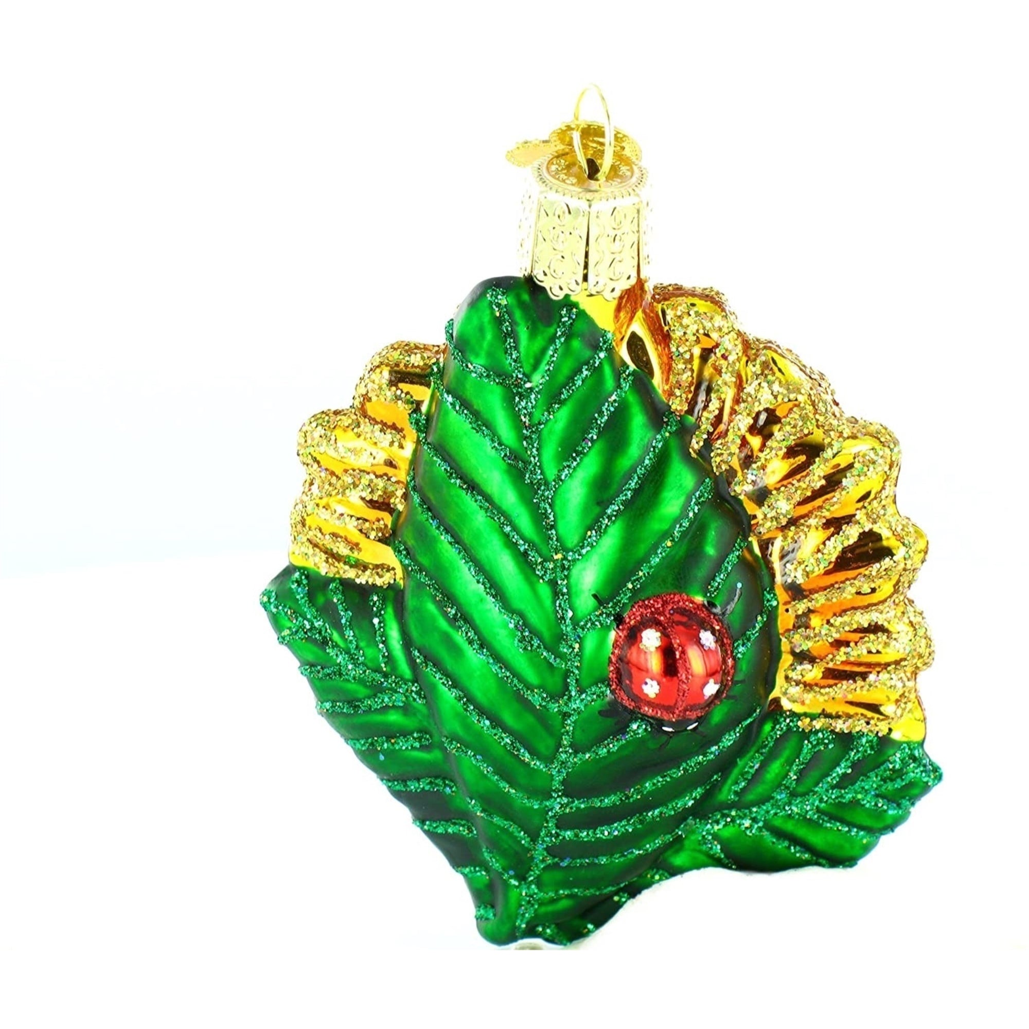 Old World Christmas Glass Blown Garden Sunflower Ornament