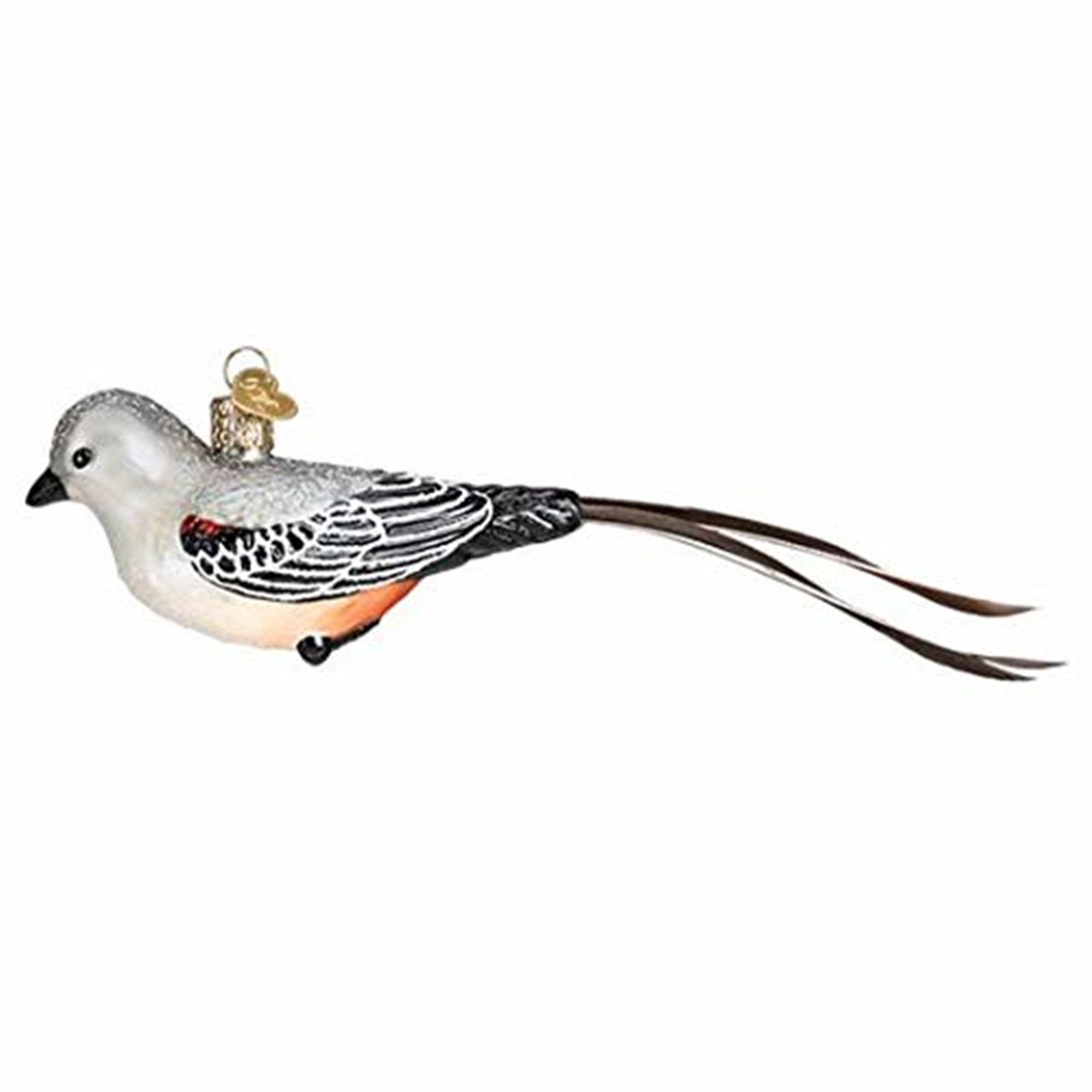 Old World Christmas Blown Glass Christmas Ornament, Scissor-Tailed Flycatcher