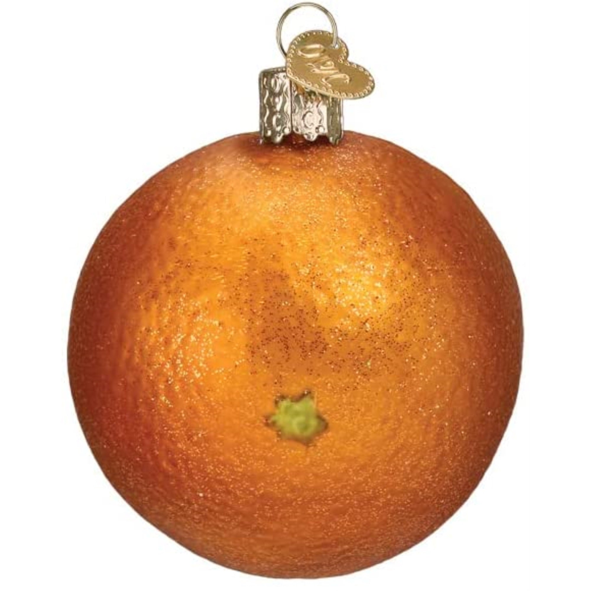 Old World Christmas Orange Glass Blown Ornament for Christmas Tree
