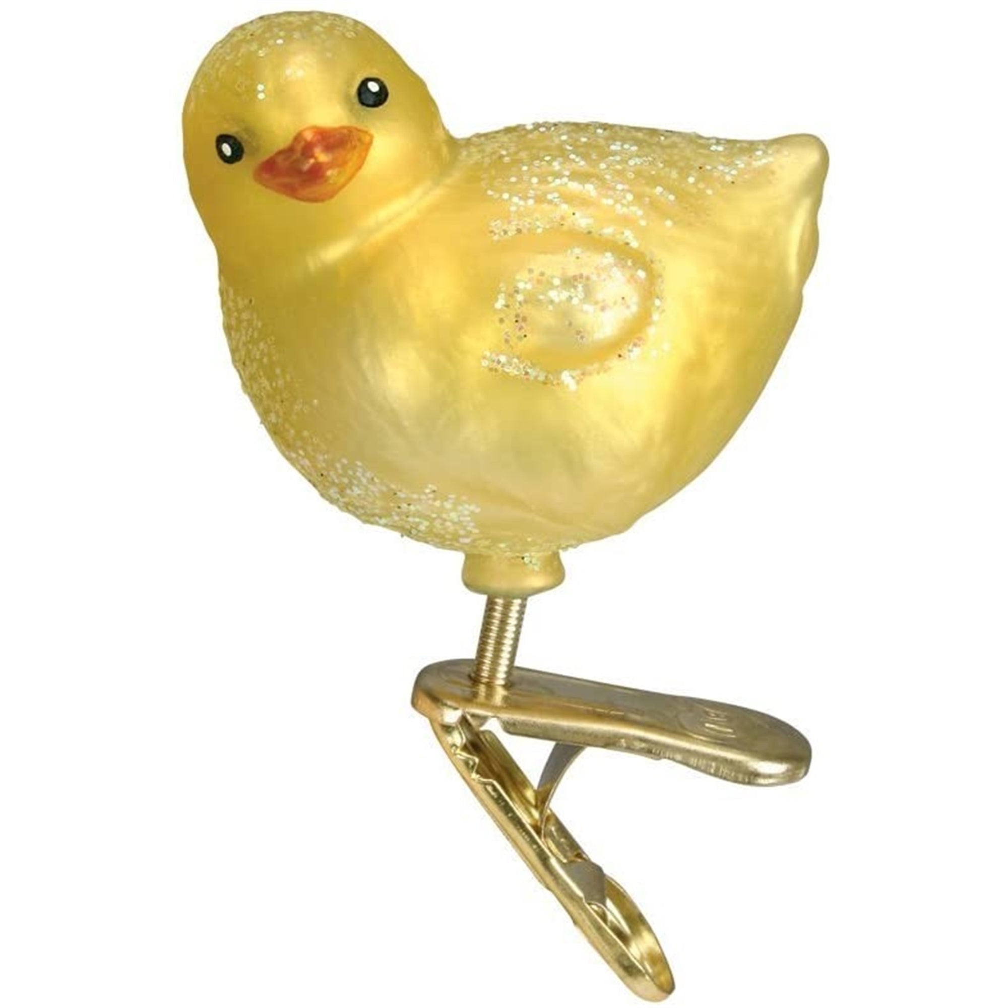 Old World Christmas Blown Glass Christmas Ornament, Baby Chick Clip-on Ornament