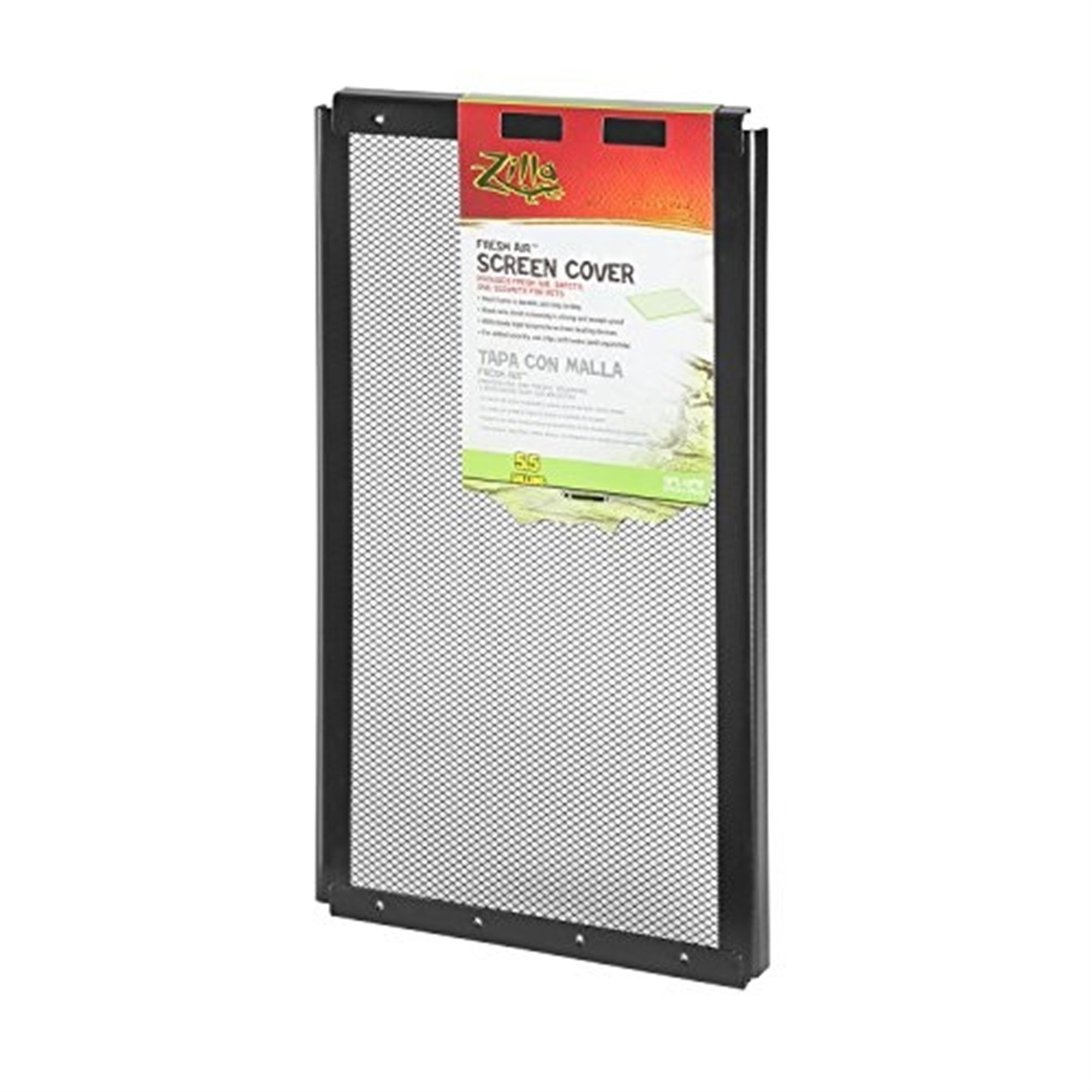 Zilla Fresh Air Solid Screen Cover for 5.5 Tank Terrariums, 16 x 8 inches