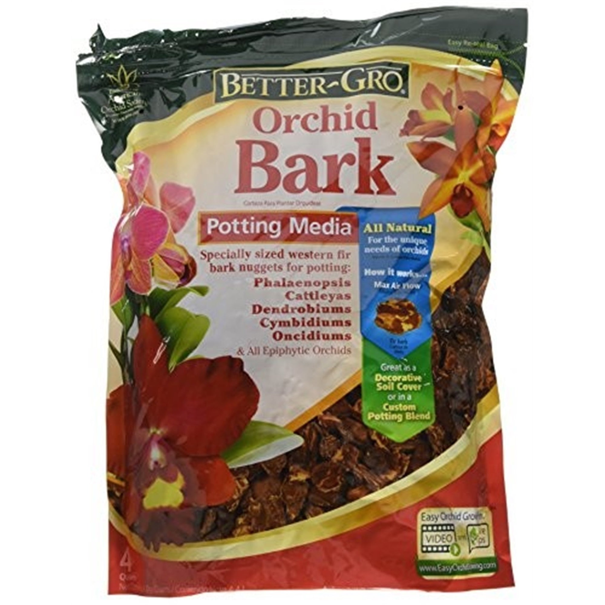 Sun Bulb Company Inc Better Gro Orchid Bark,4-Quart