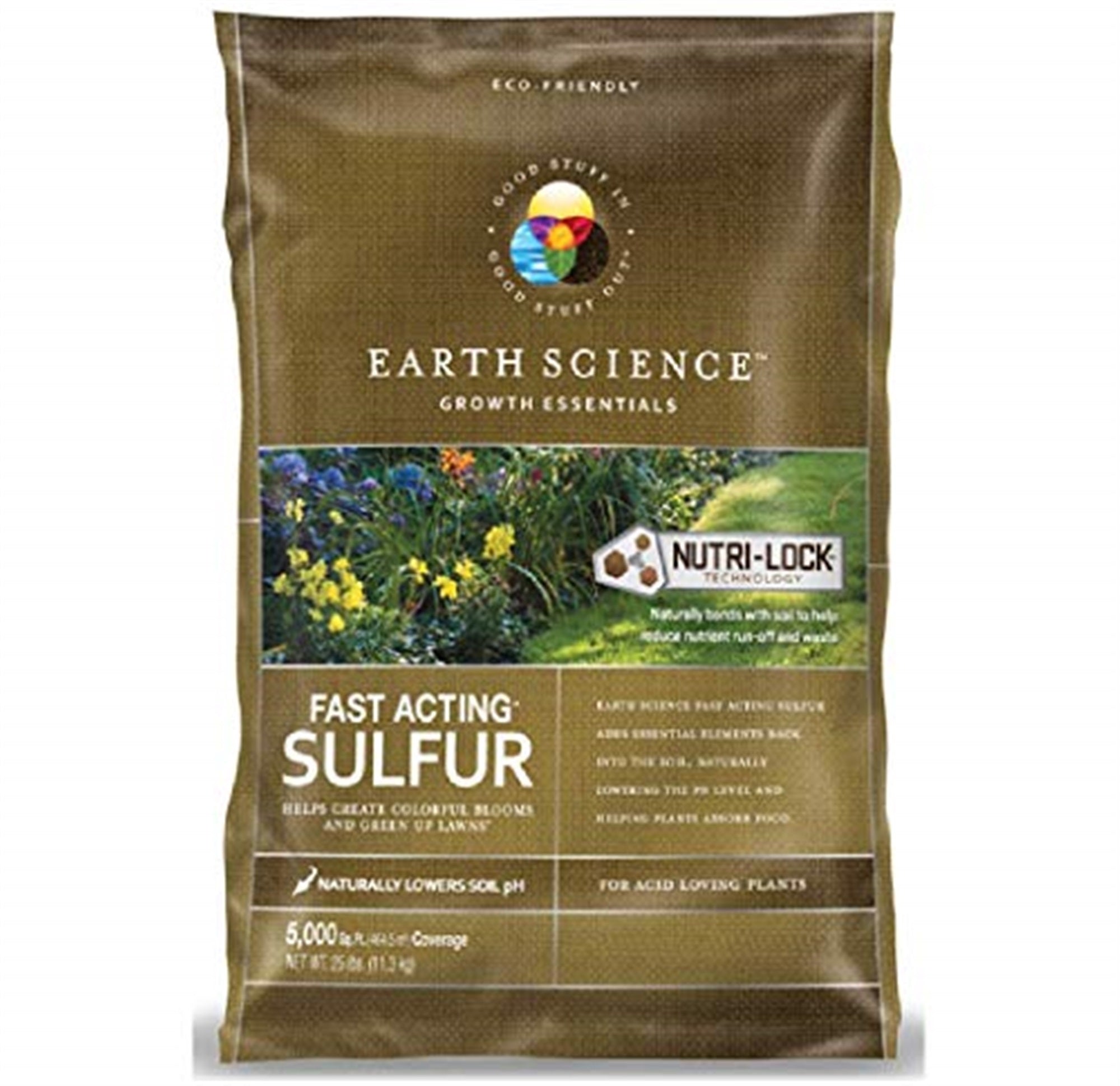 Earth ScienceFast Acting Soil Sulphur, 25 Lbs