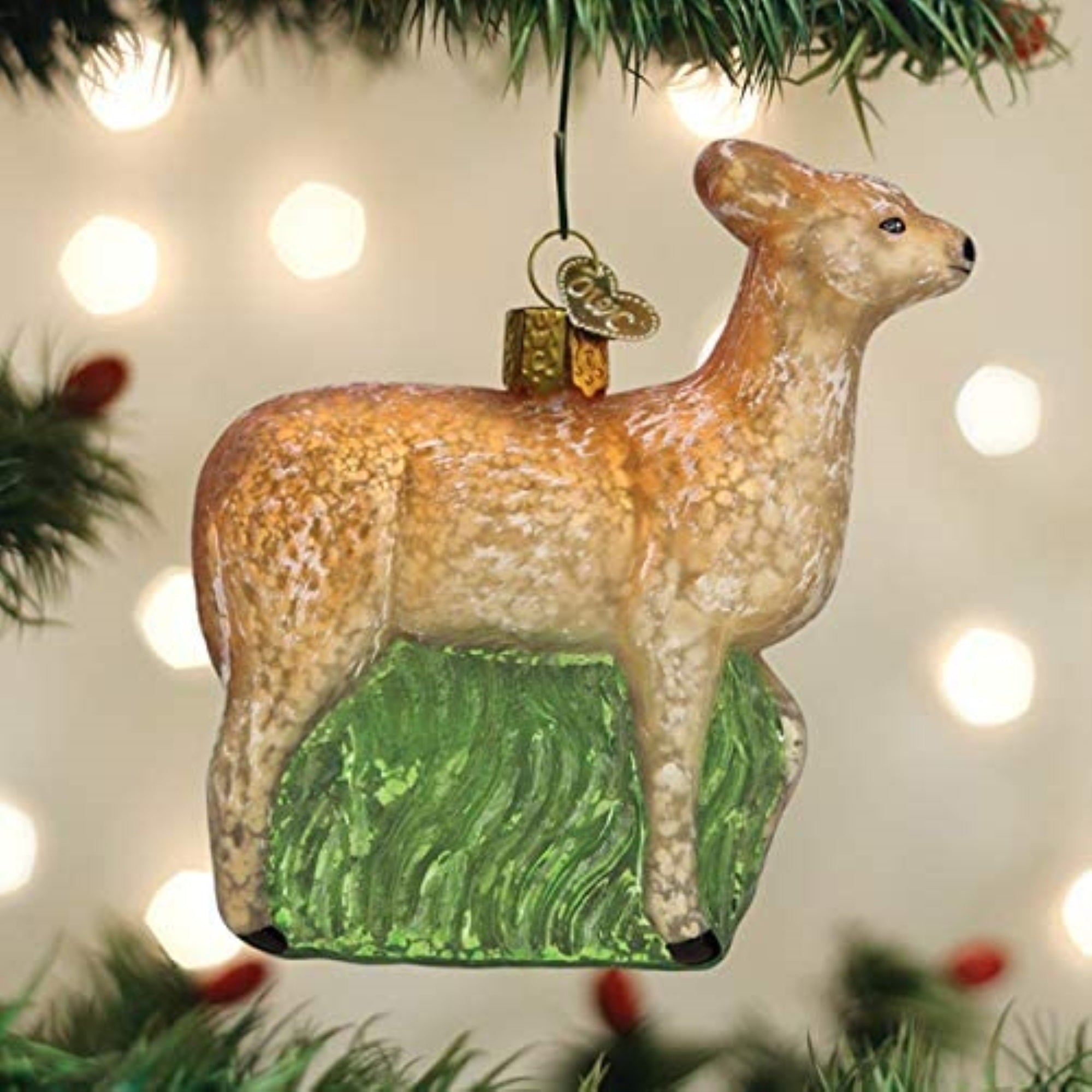 Old World Christmas Glass Blown Ornaments, Doe