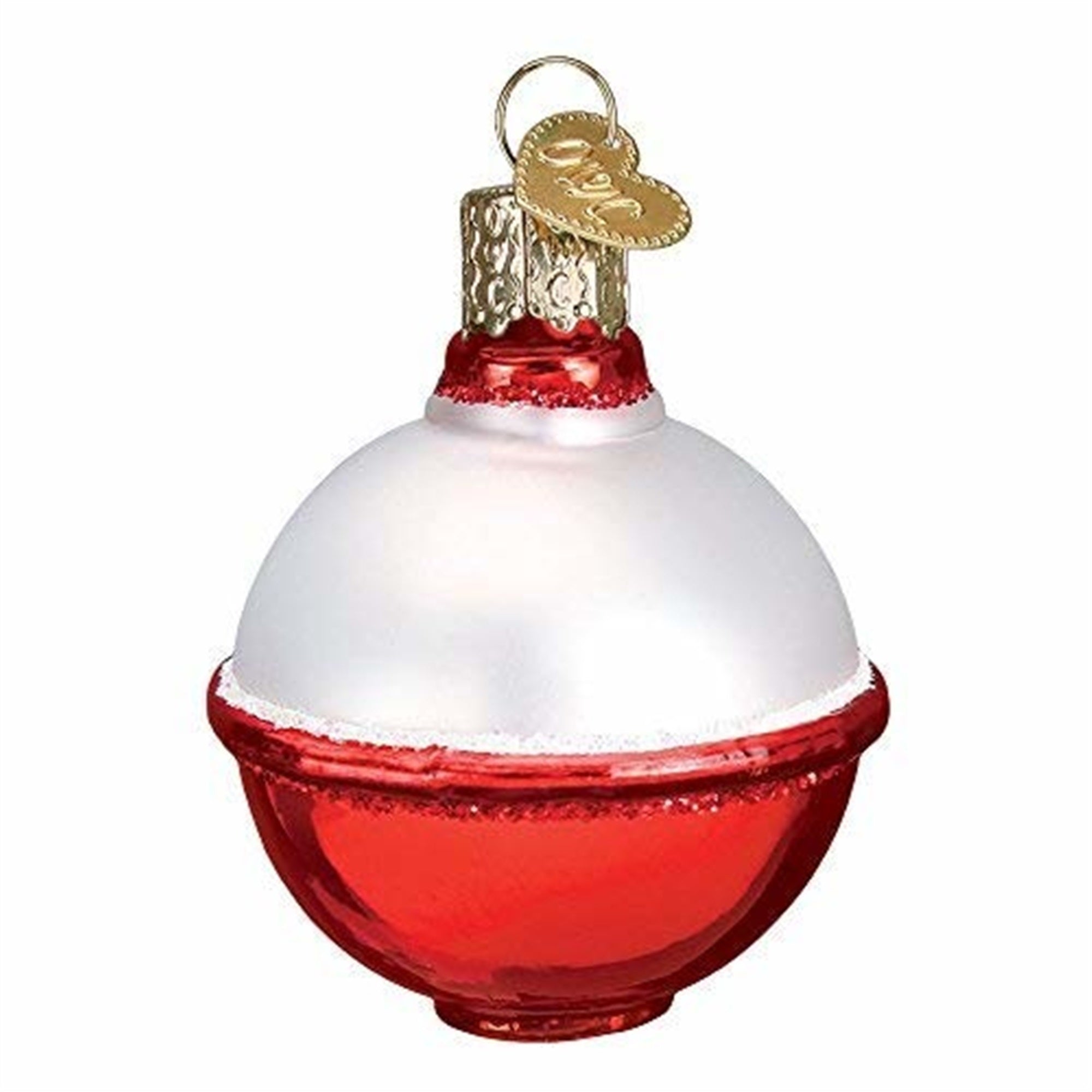 Old World Christmas Fishing Bobber Glass Blown Ornament