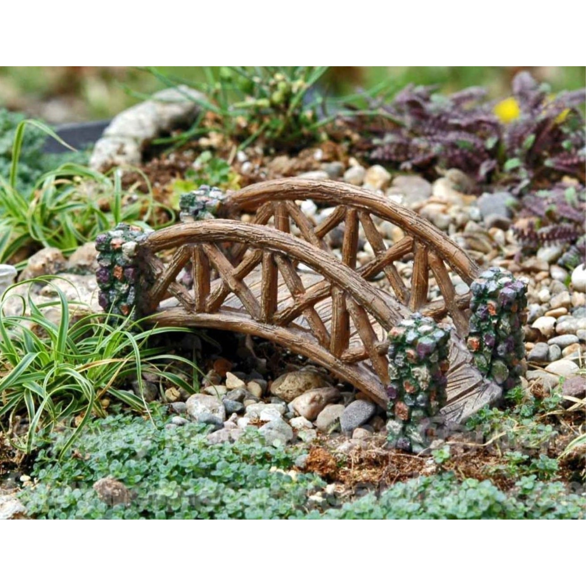 Marshall Home & Garden Fairy Garden Woodland Knoll Collection, Bristol Bridge