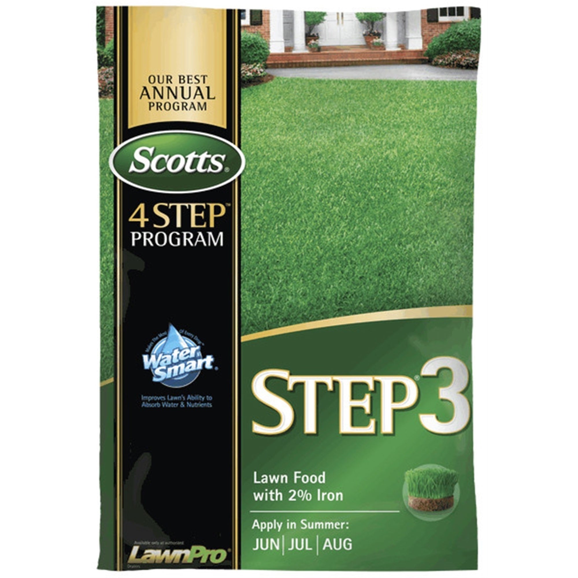 Scotts STEP 3 Lawn Food With 2% Iron, 5,000 Sq. Ft.