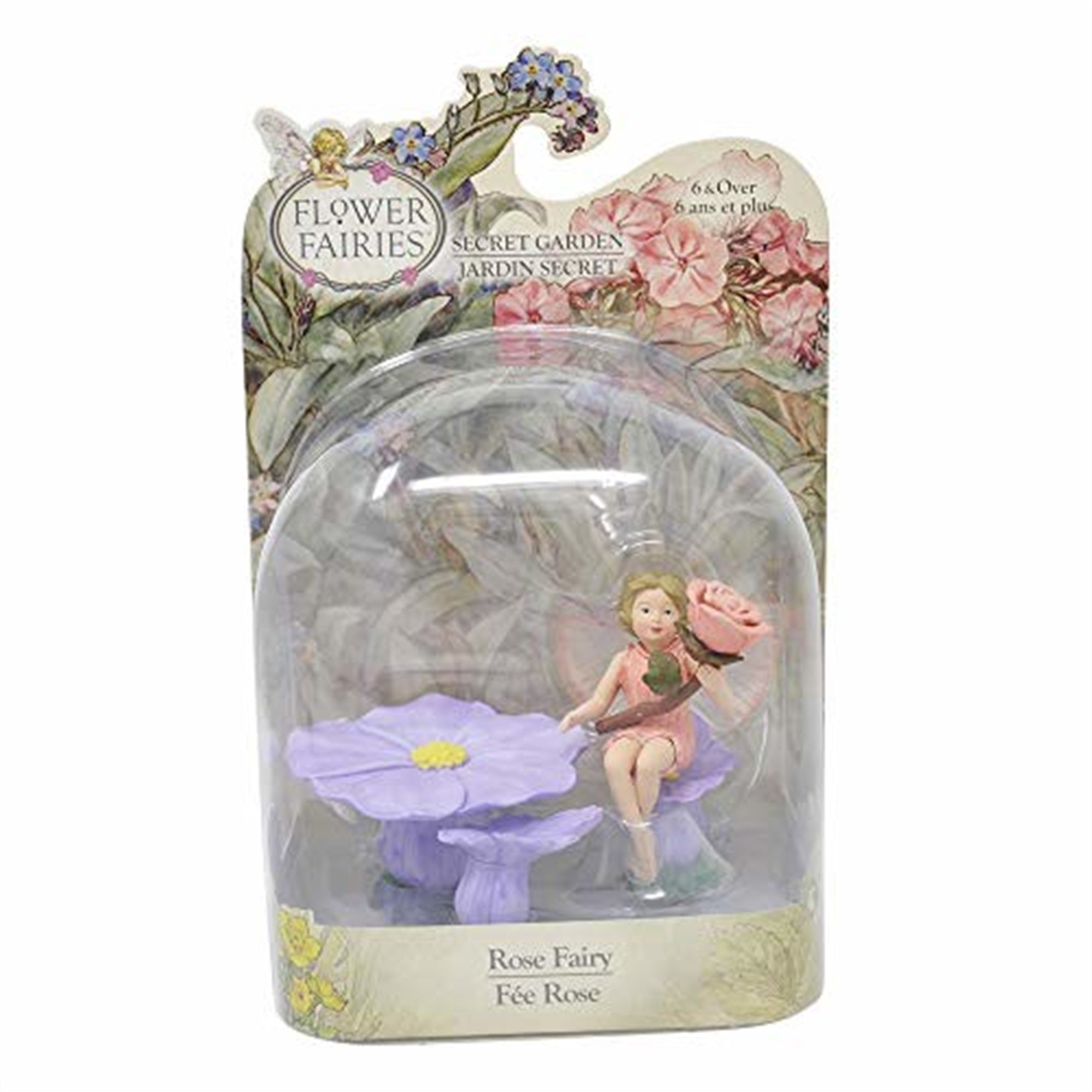 Flower Fairies Secret Garden Fairies Rose Fairy w/ Flower Chairs