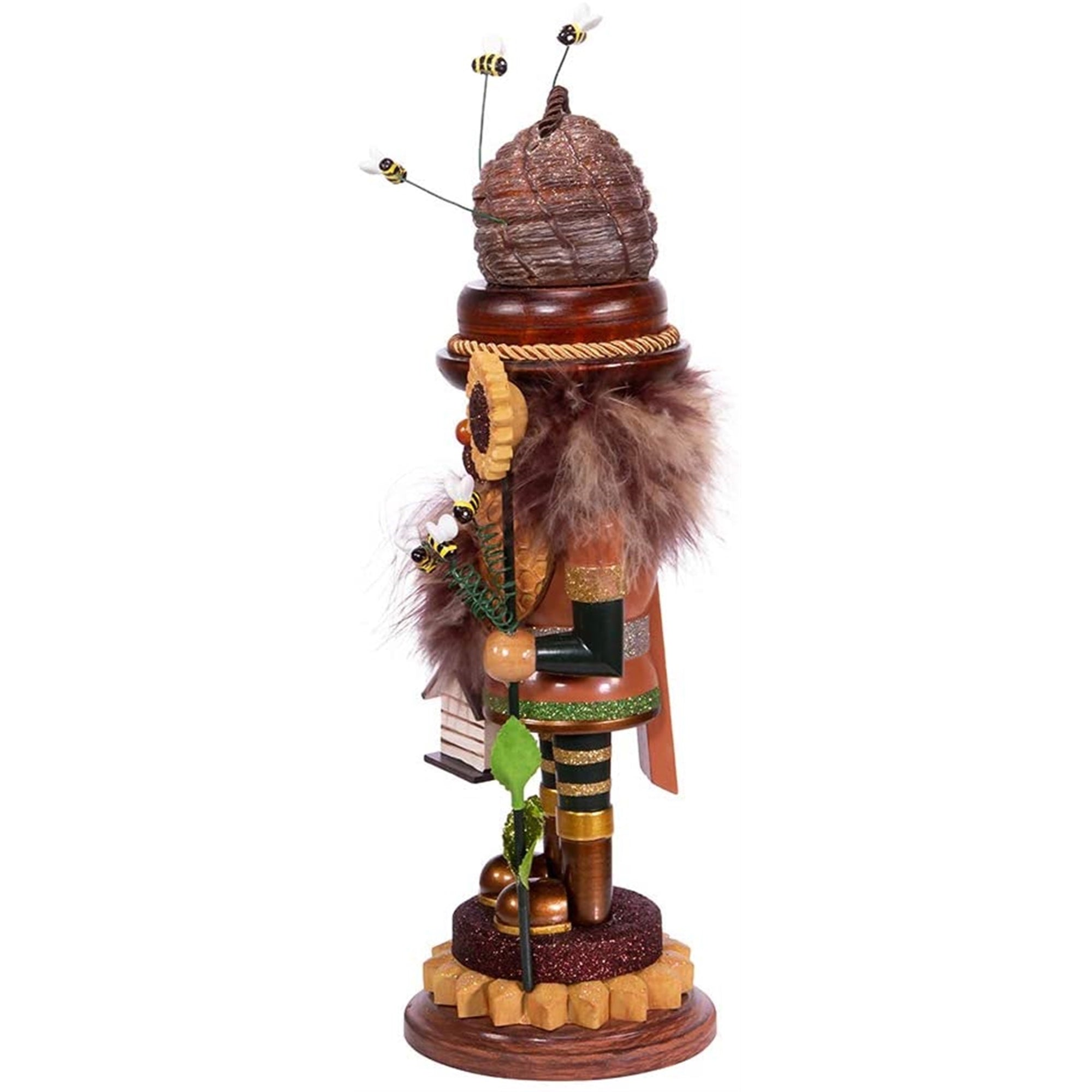 Kurt Adler Hollywood Nutcrackers, Bee Keeper Nutcracker, 15"