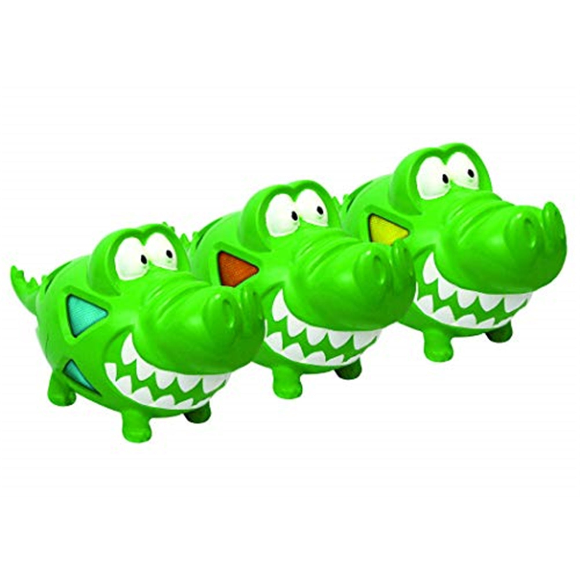 Multipet Multi-Armor Gator Dog Toy, Assorted Colors, 8" (1 Count)