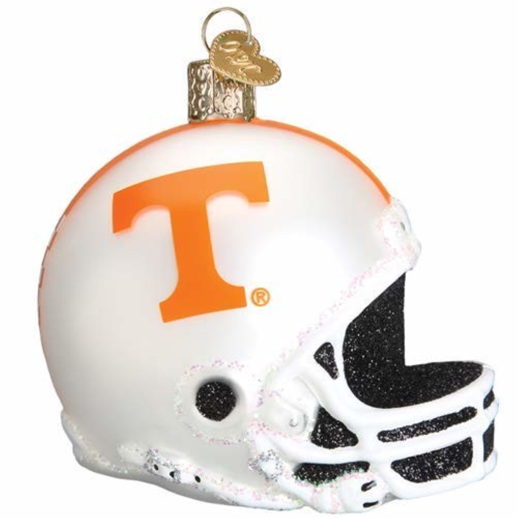Old World Christmas Hanging Glass Tree Ornament, Tennessee Volunteers Helmet