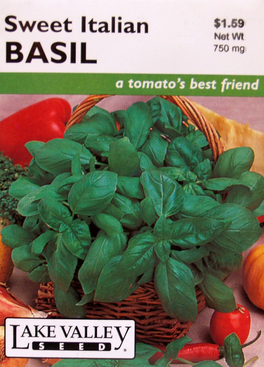 Lake Valley Seed Basil, Sweet Italian, 5g