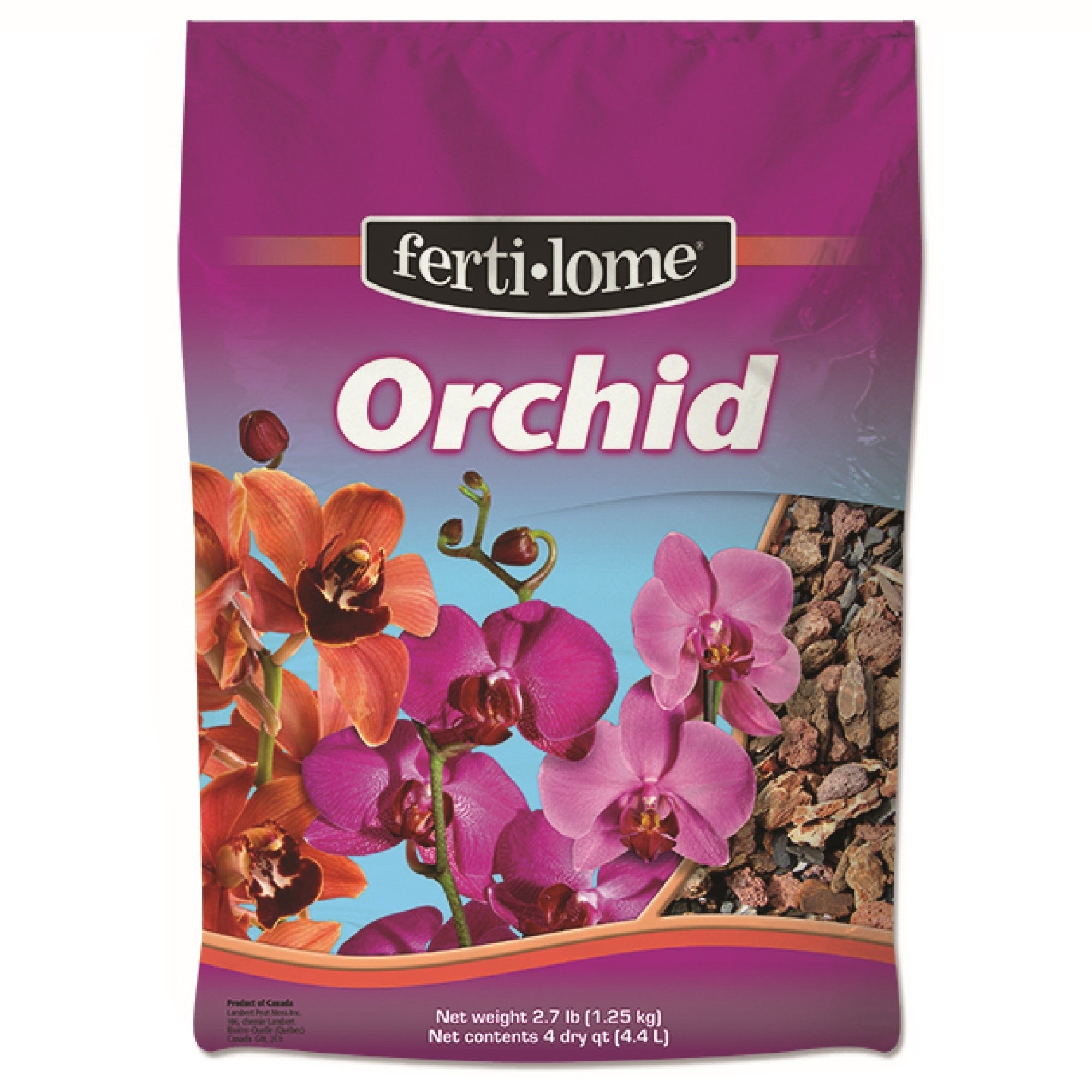 Fertilome Orchid Mix, for Drainage and Better Root Environment, 4qt