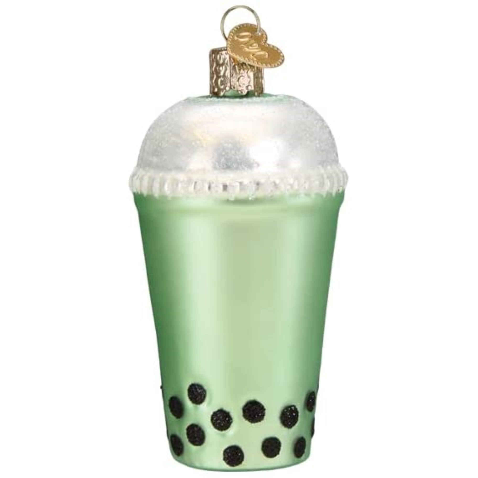 Old World Christmas Glass Blown Tree Ornament, Boba Tea