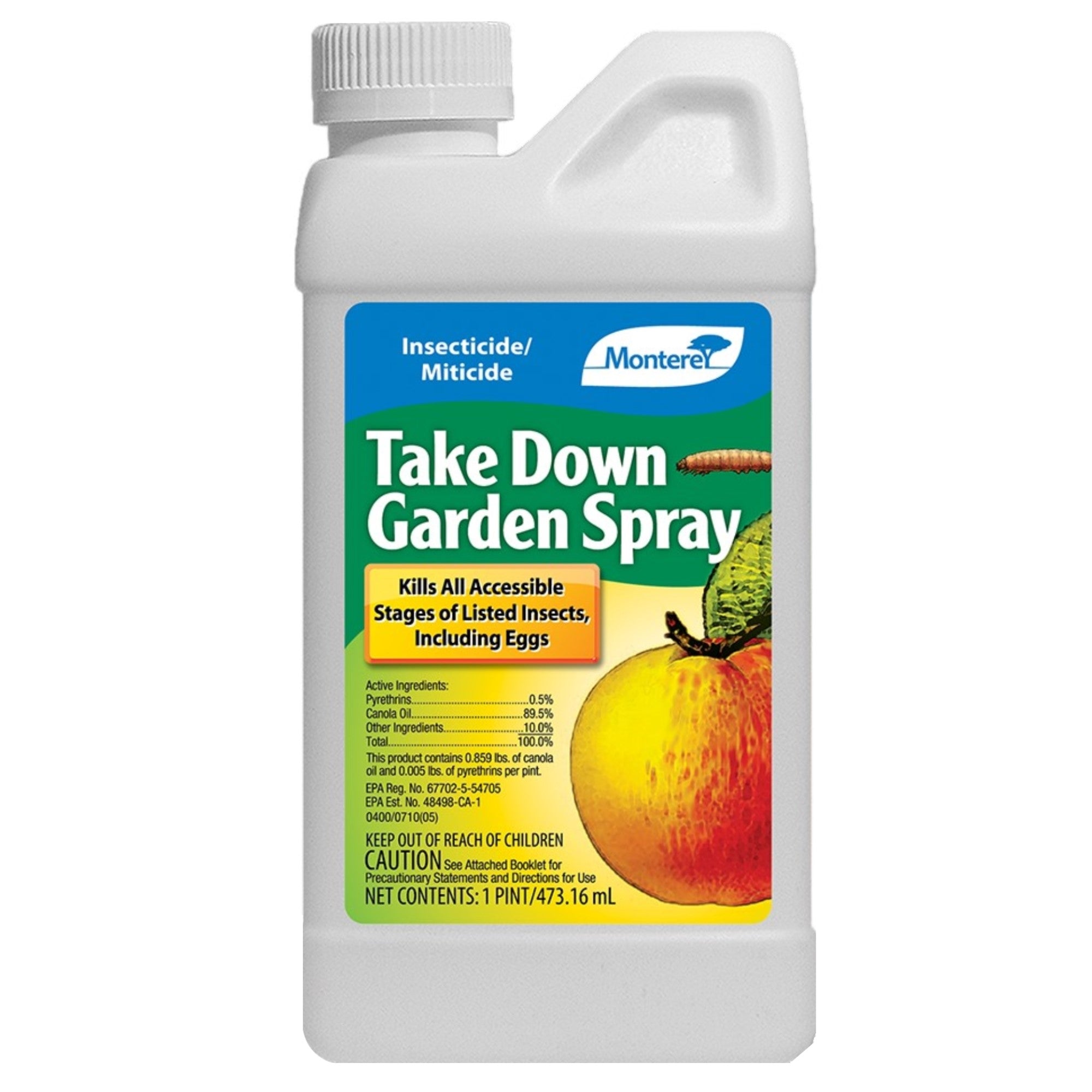 Monterey Lawn & Garden Take Down Garden Liquid Insecticide and Miticide, 16 fl oz