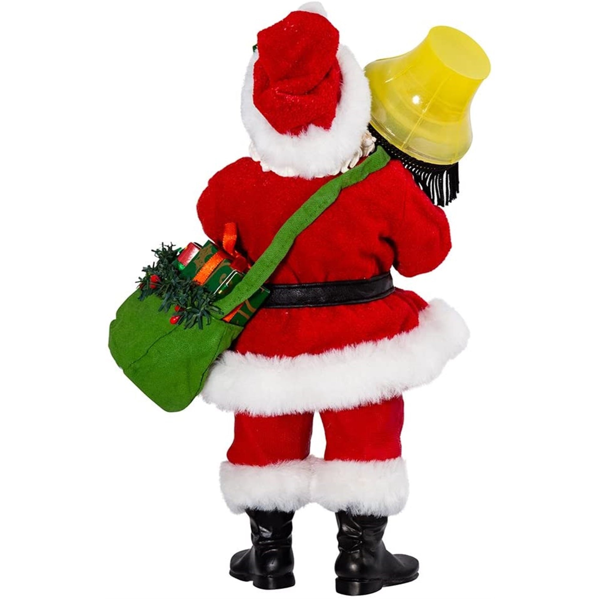 Kurt Adler Fabriché Collection, Battery Operated, A Christmas Story Santa with Lighted Leg Lamp, 10"