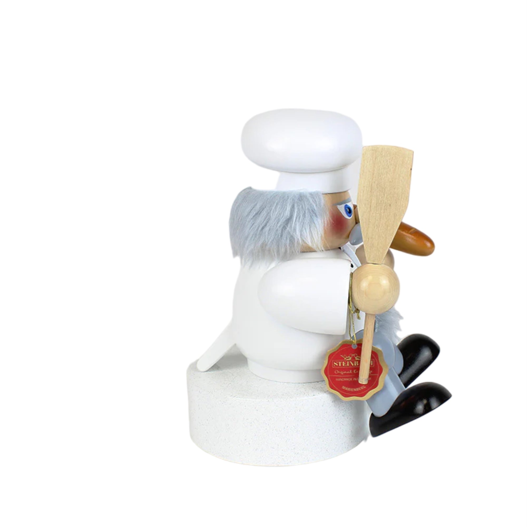 Steinbach Wooden Shelf Sitter Nutcracker, German Christmas Decoration, Bread Baker, 8"