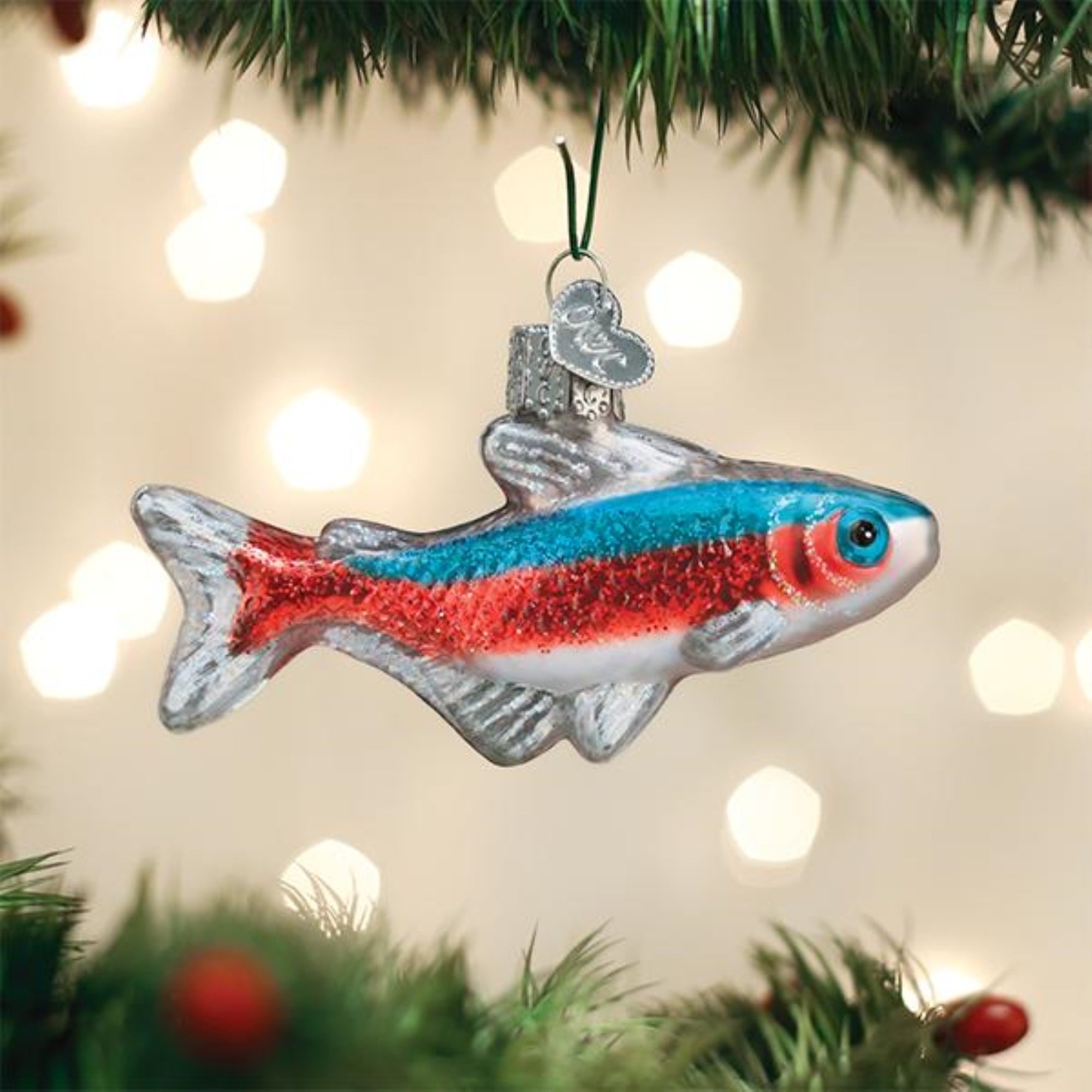 Old World Christmas Glass Blown Ornament, Tetra Fish