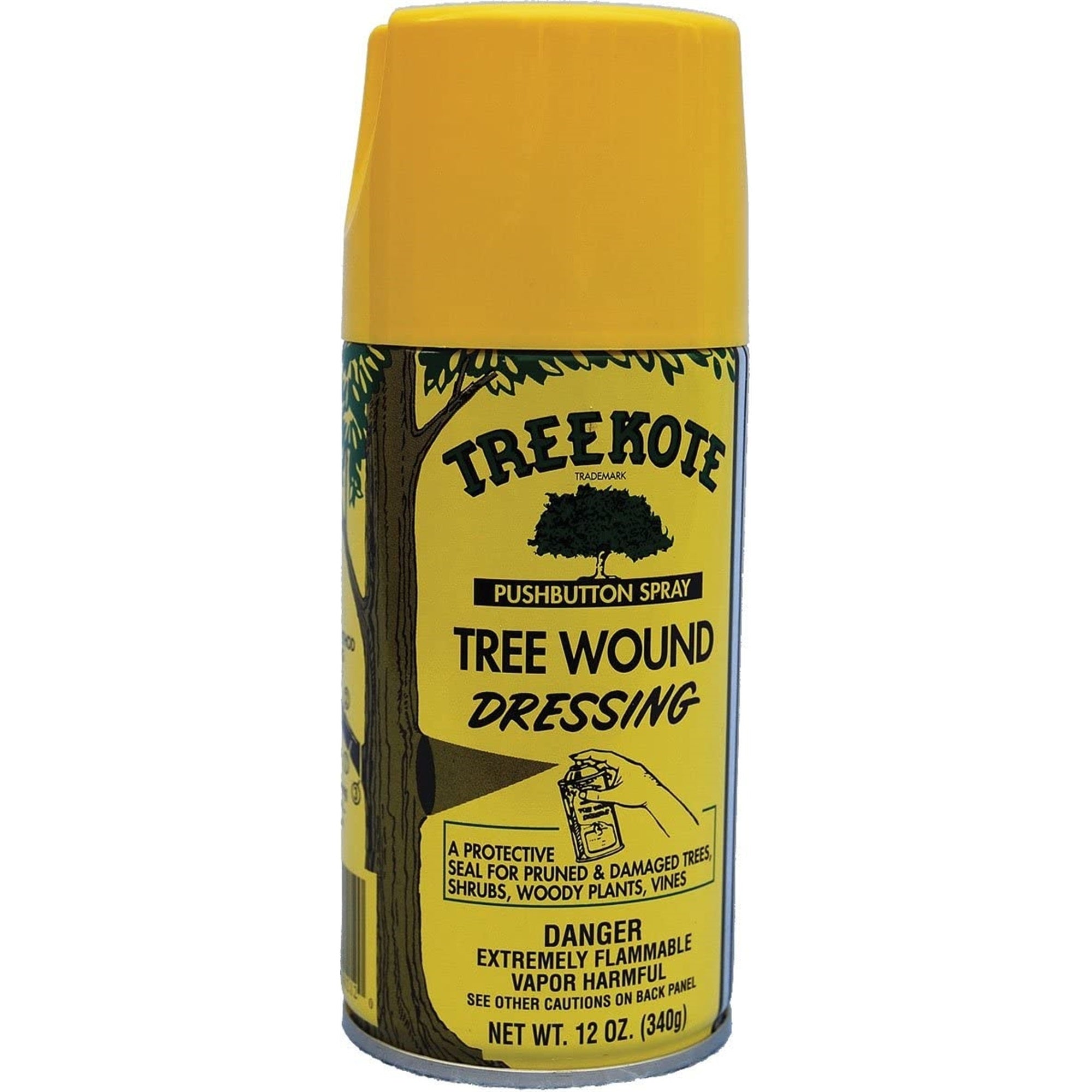 Clarks Treekote Aerosol Spray, Tree Wound Preserver, 12-Ounce