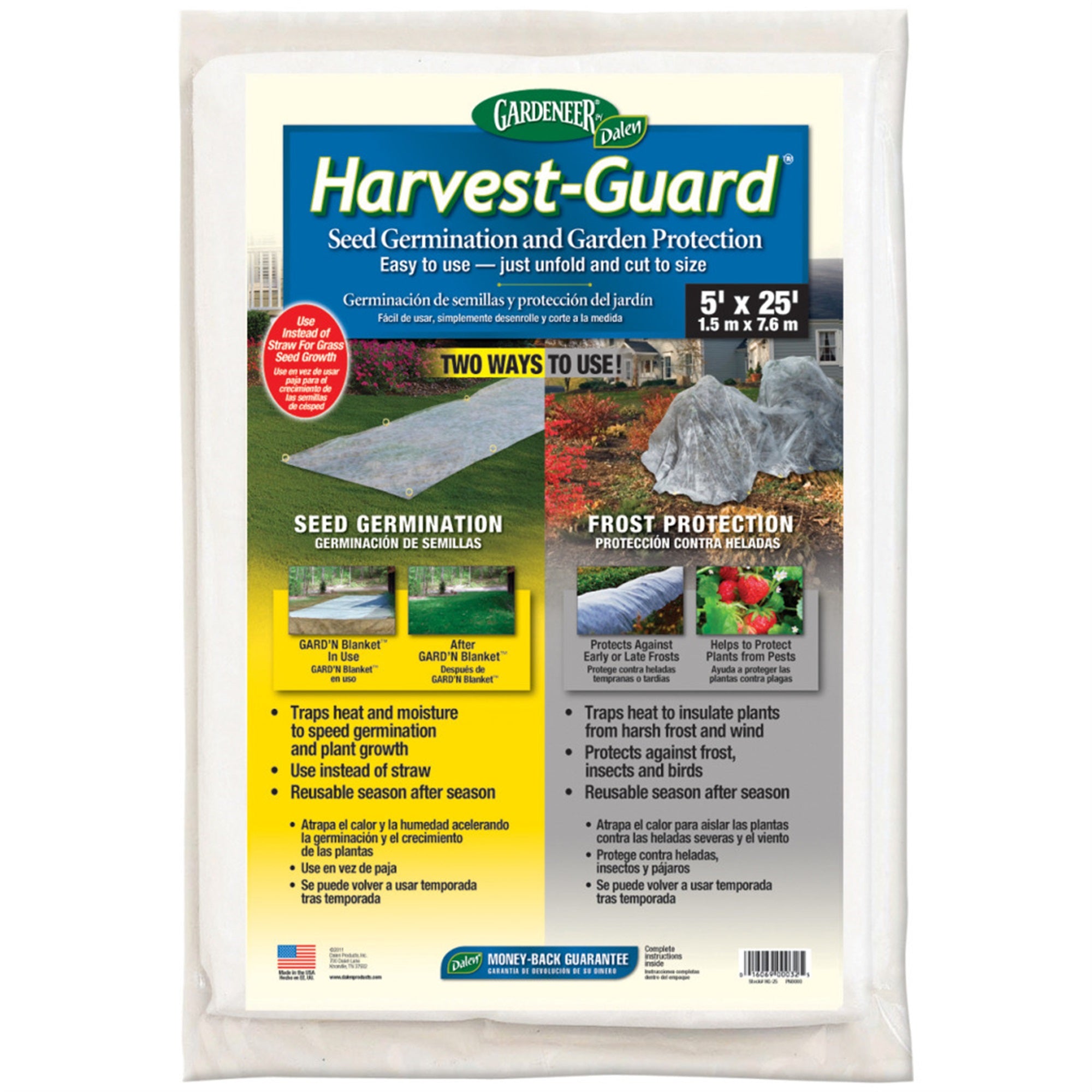 Gardeneer by Dalen?? Harvest-Guard?? Blanket, 5' x 25' (#HG-25)