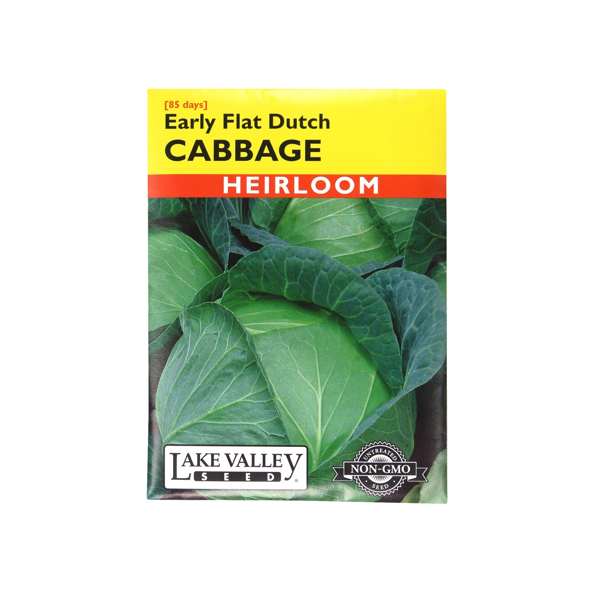 Lake Valley Seed Cabbage Early Flat Dutch Heirloom Vegetable, 1.5g