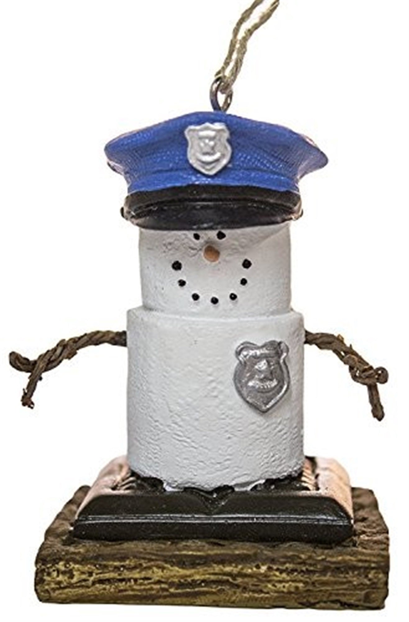 MIDWEST-CBK S'Mores Policeman Christmas/Everyday Ornament