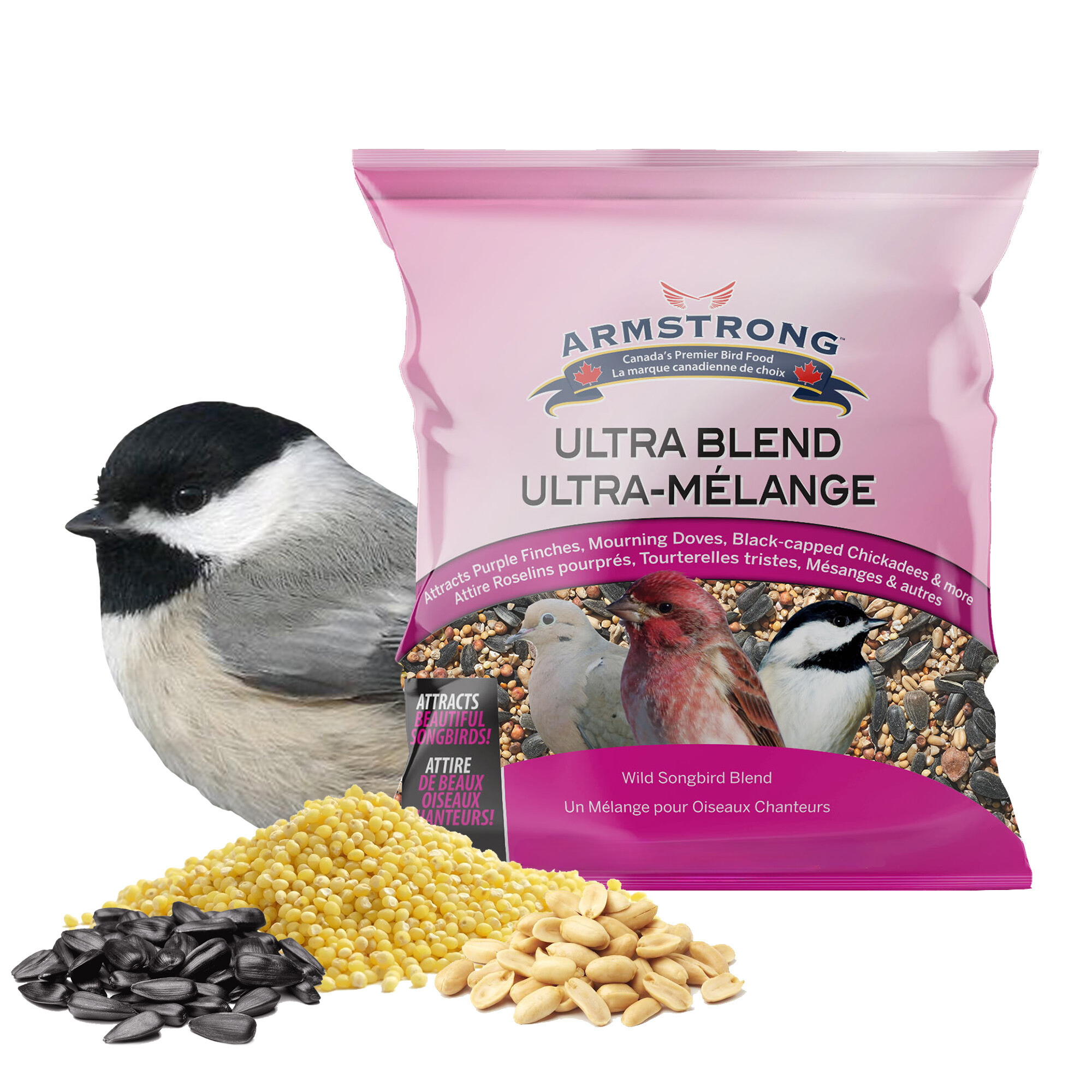 Armstrong Wild Bird Food Ultra Bird Seed Blend for Wild Songbirds