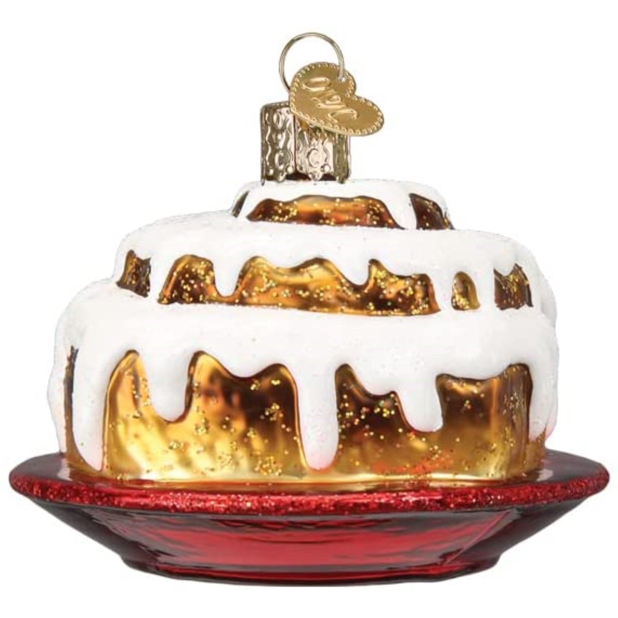 Old World Christmas Blown Glass Christmas Ornament, Cinnamon Roll