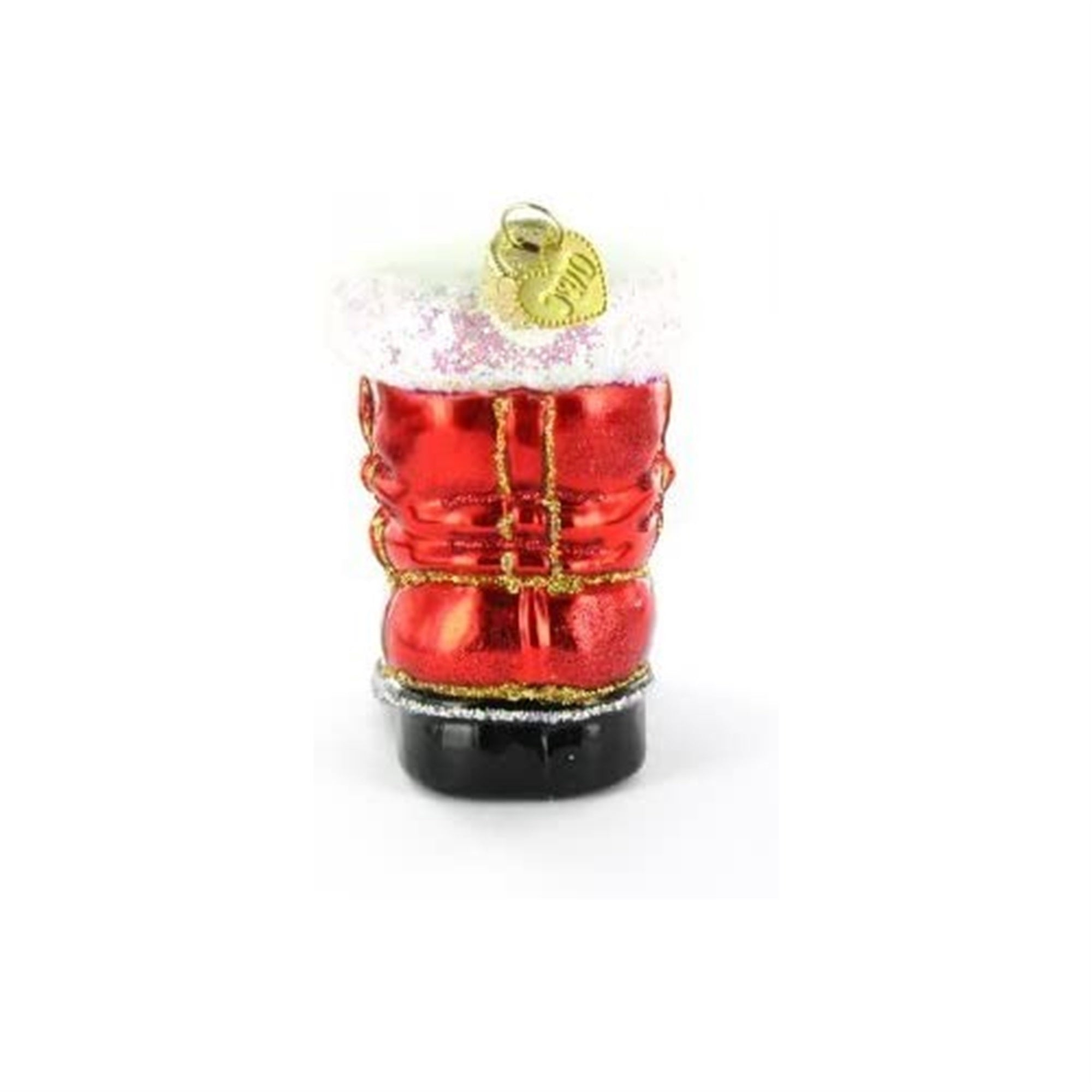 Old World Christmas Blown Glass Christmas Ornament, Santa Boot
