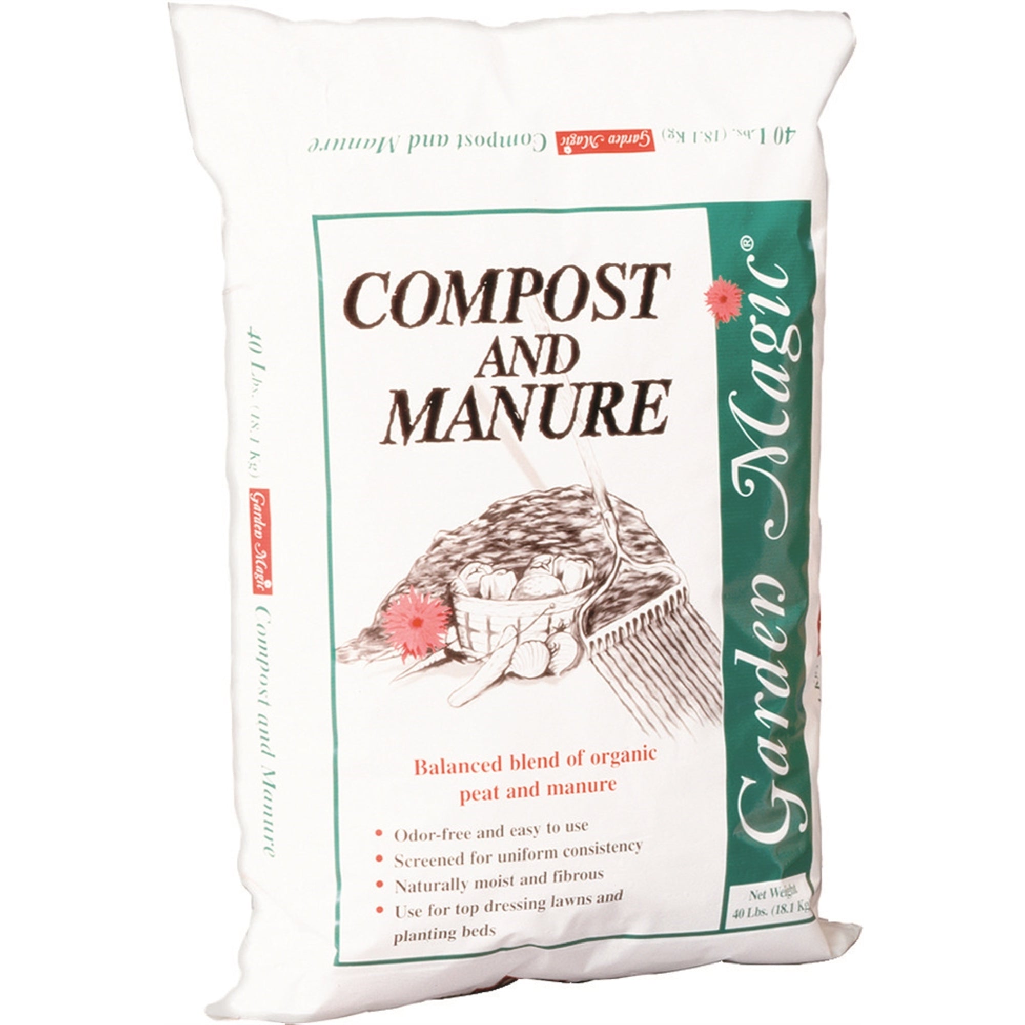 Garden Magic Compost and Manure, 40-Pound