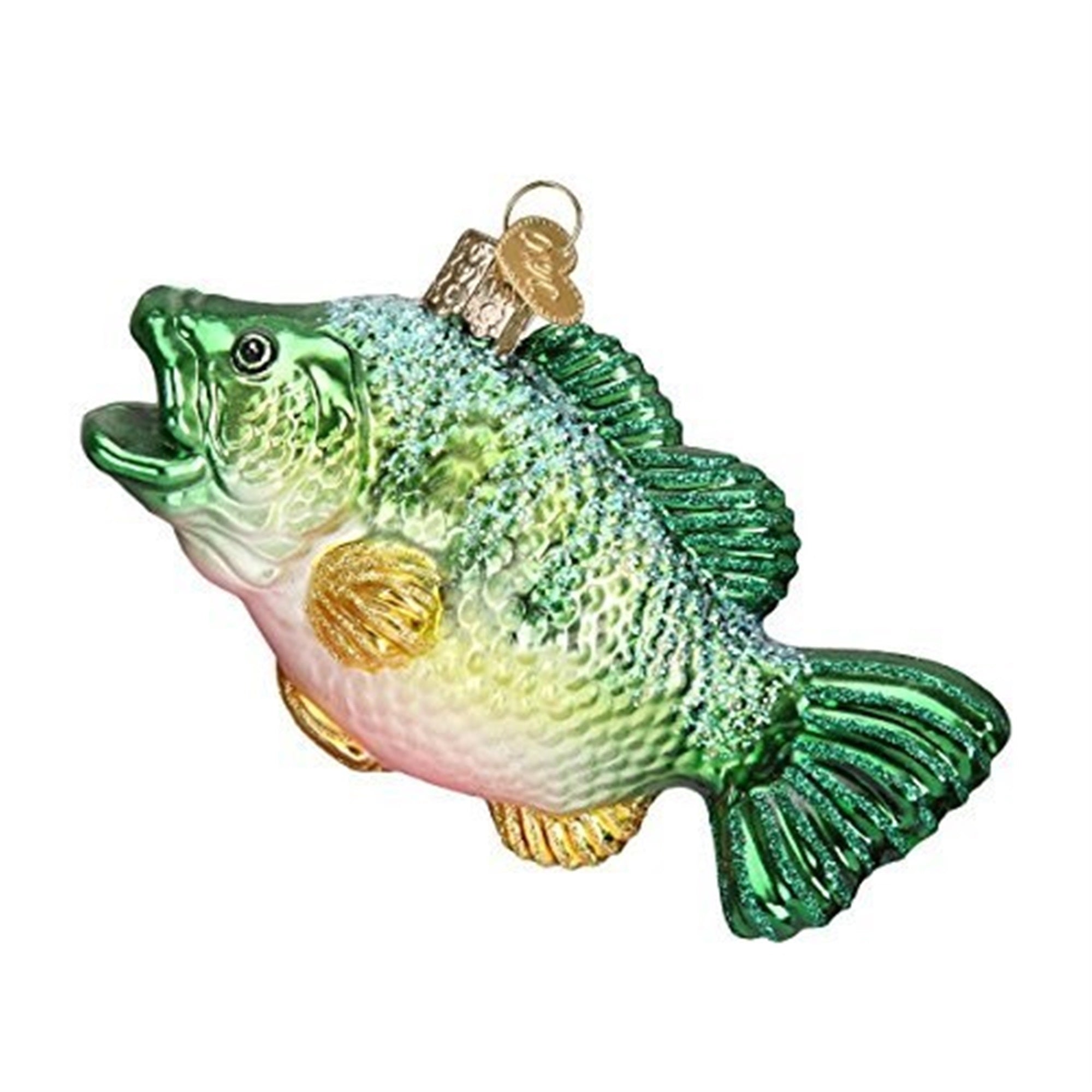 Old World Christmas Largemouth Bass Glass Blown Ornament