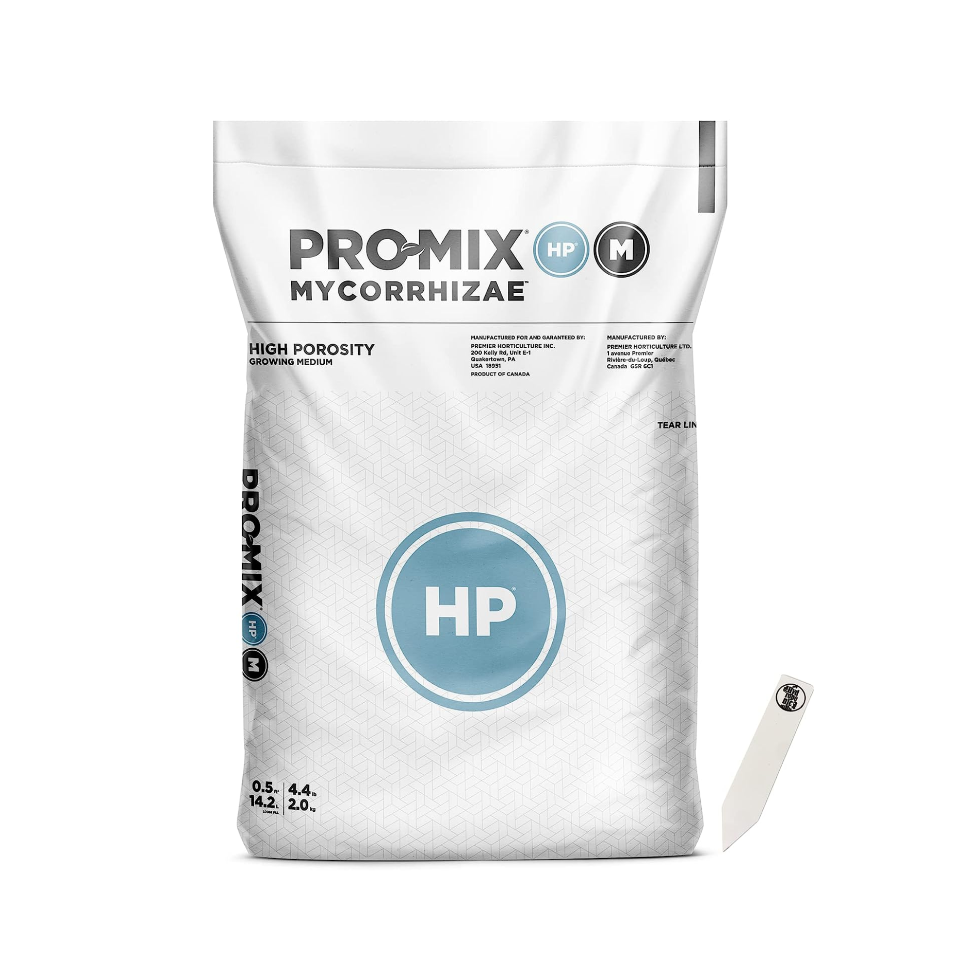 Pro-Mix HP Mycorrhizae Open Top Grow Bag, 0.5 CF