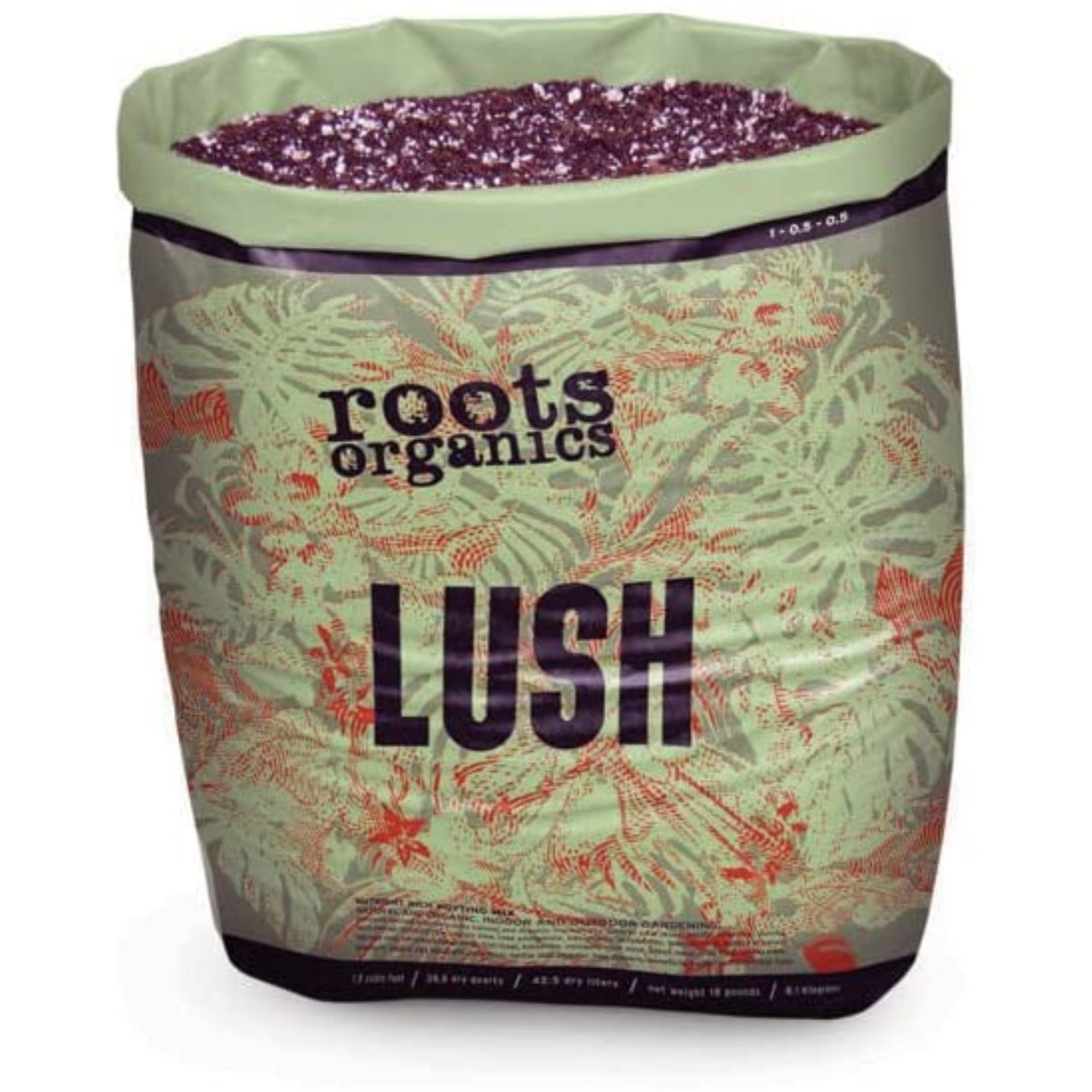 Roots Organics Lush Potting Garden Soil, 1.5 Cubic Foot Bag